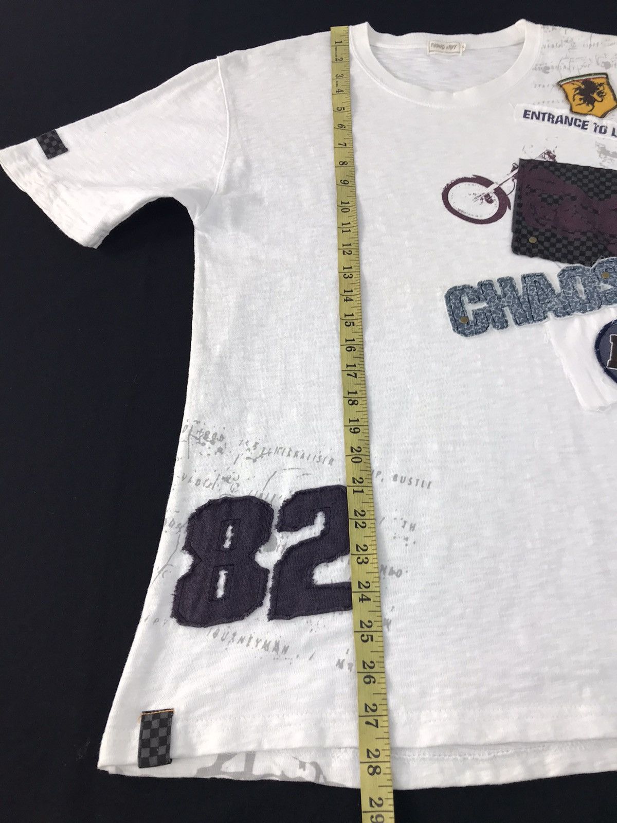Japanese Brand Thomas Hady Motorcycle Patch 82 Tee Size US M / EU 48-50 / 2 - 12 Thumbnail