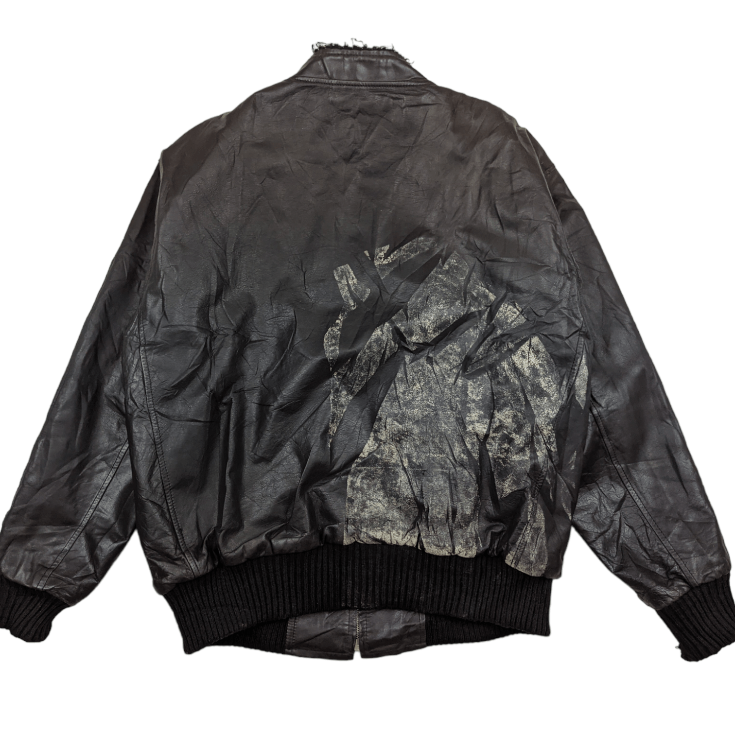 Japanese Brand Vintage 90's JAPAN Winter Cowhide Leather Jacket Size US M / EU 48-50 / 2 - 8 Thumbnail