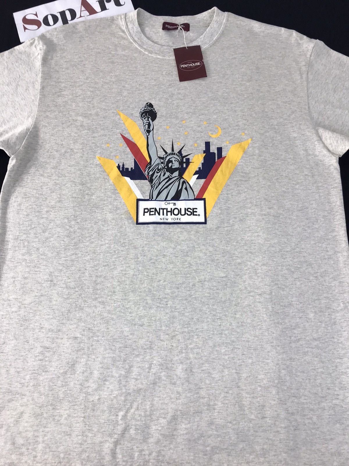 Vintage Vintage Penthouse Graphic New York Tee Size US L / EU 52-54 / 3 - 3 Thumbnail
