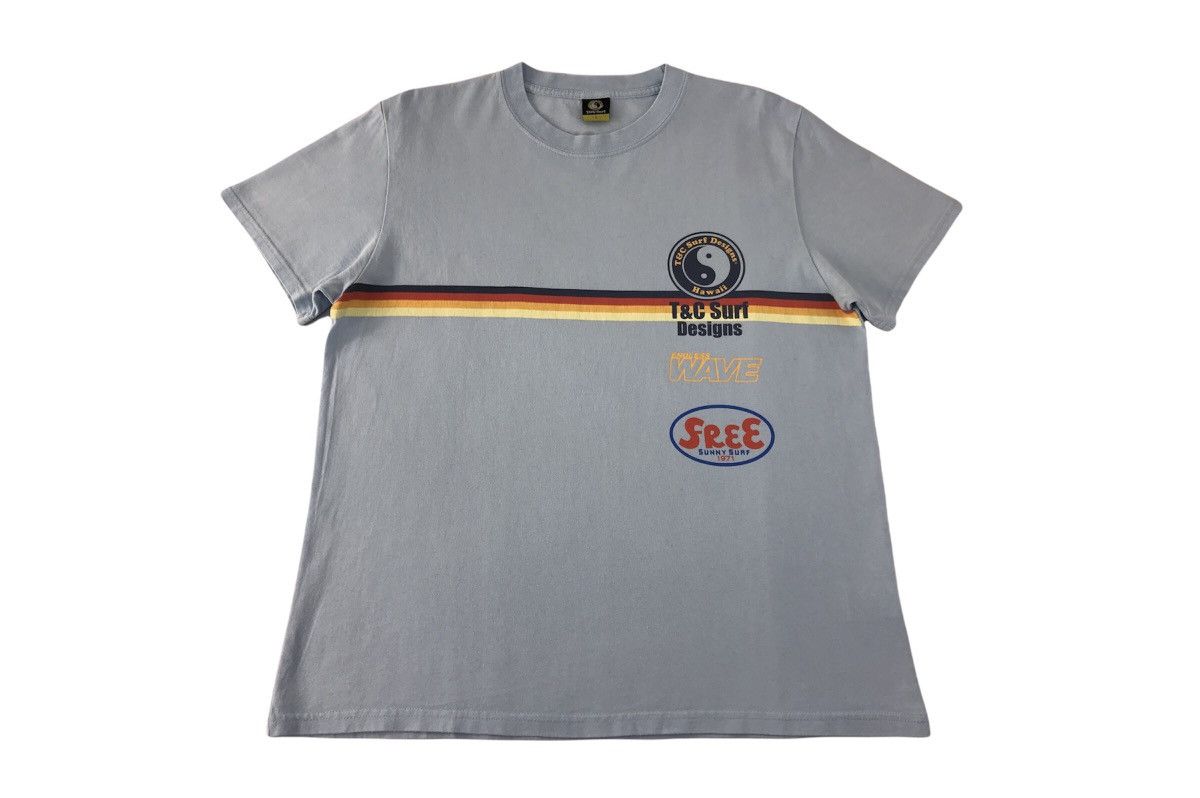Japanese Brand T&Surf Surf Hawaii Design Tee Size US L / EU 52-54 / 3 - 1 Thumbnail