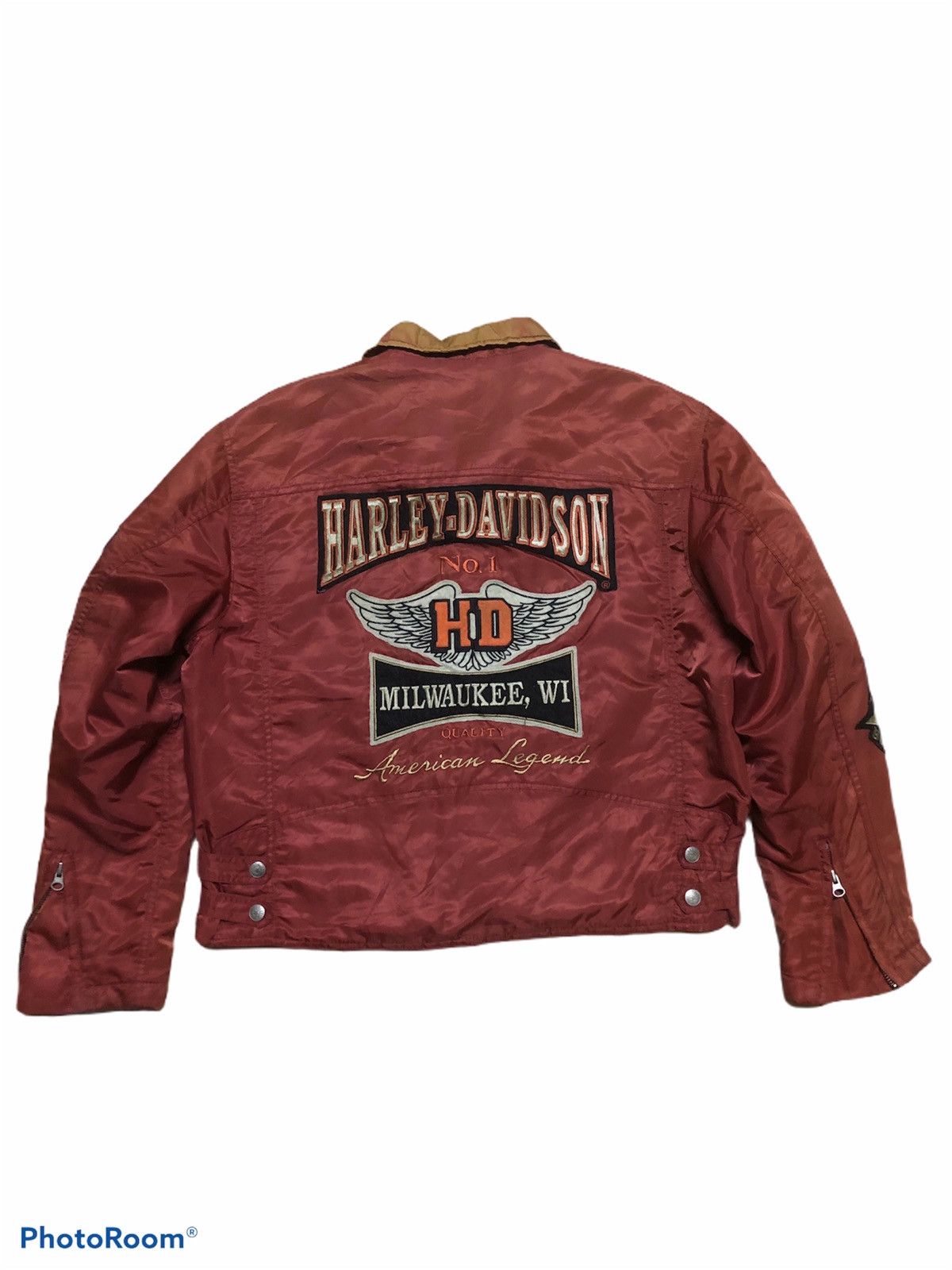 Harley Davidson 🏴VINTAGE SALE🔥MILWAUKEE WI American HARLEY DAVIDSON Size US M / EU 48-50 / 2 - 2 Thumbnail
