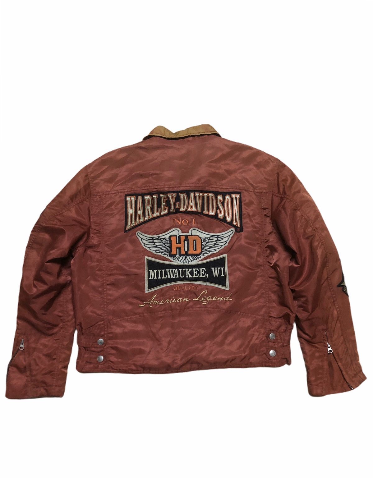 Harley Davidson 🏴VINTAGE SALE🔥MILWAUKEE WI American HARLEY DAVIDSON Size US M / EU 48-50 / 2 - 1 Thumbnail