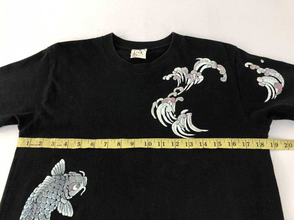 Japanese Brand Vintage Koi Fish Paisley Art Design Tee Size US S / EU 44-46 / 1 - 10 Thumbnail