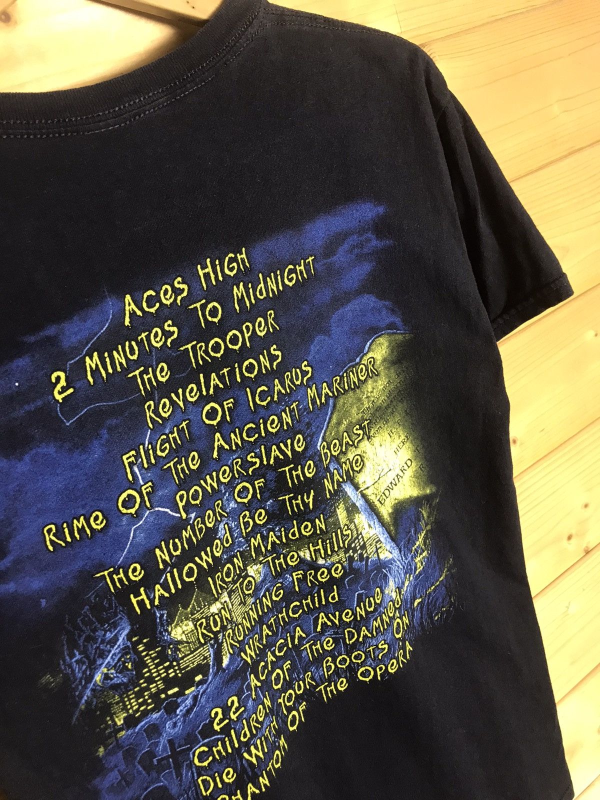 Vintage Iron Maiden band t-shirt Size US M / EU 48-50 / 2 - 9 Thumbnail