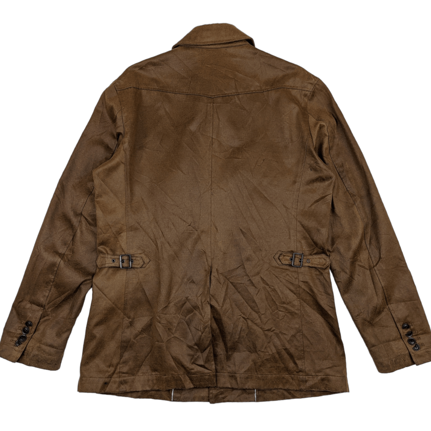 Japanese Brand Vintage 90's ELLE Trench Coat Blazer Size US M / EU 48-50 / 2 - 6 Thumbnail