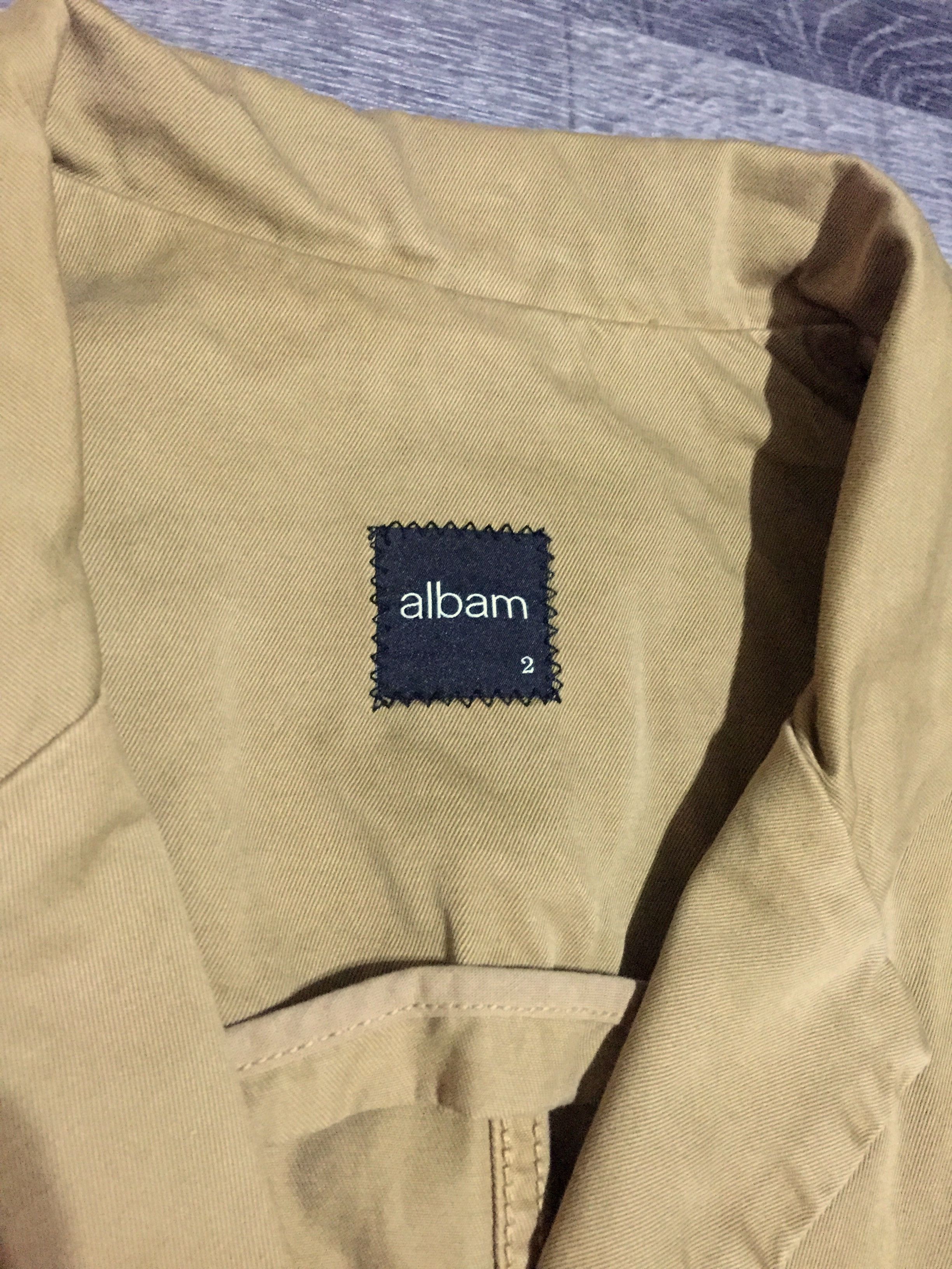 Albam Albam 3 Pocket Buttons Sand Cotton Jacket Blazer Size US M / EU 48-50 / 2 - 4 Thumbnail