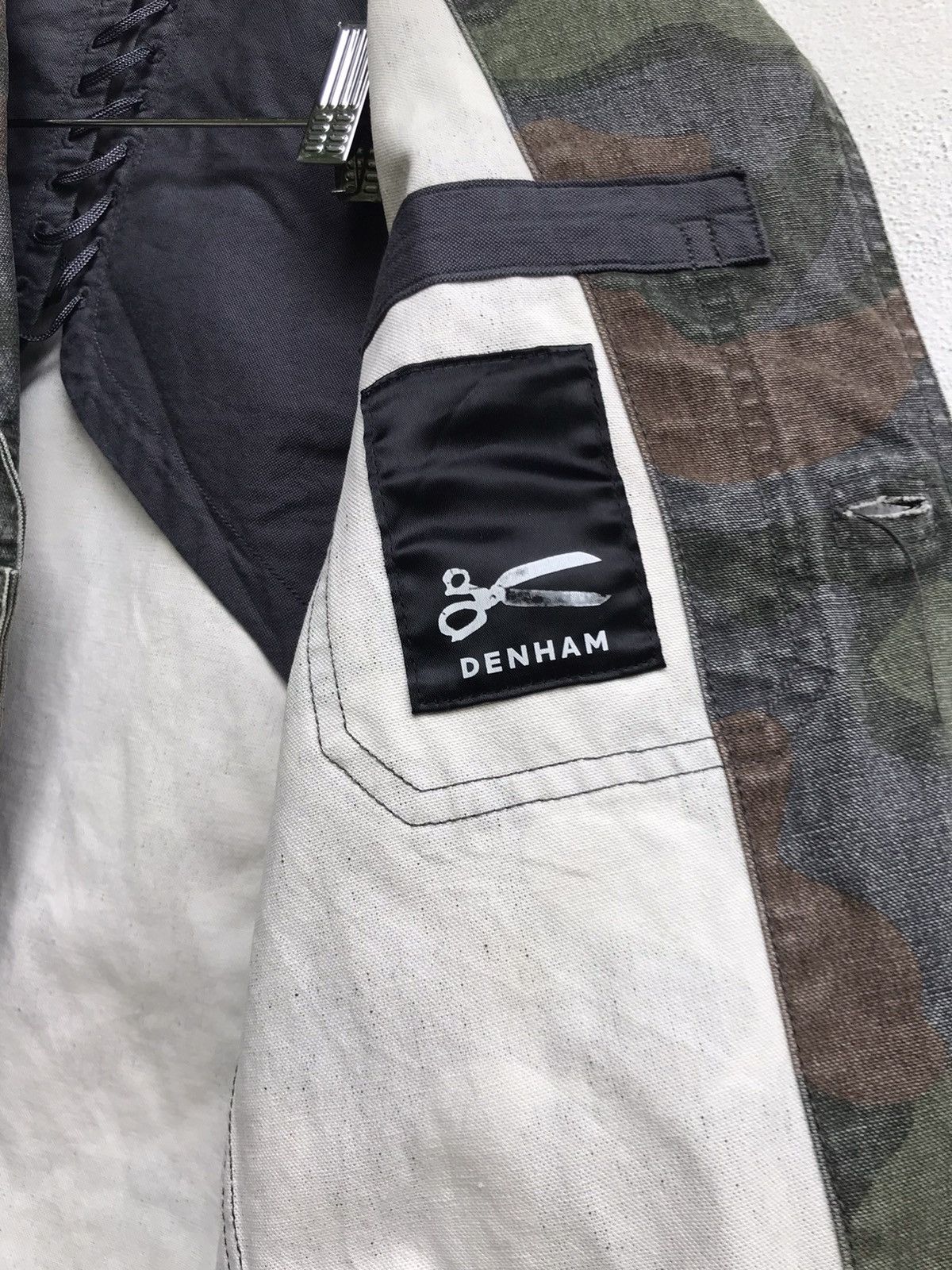 DENHAM × Japanese Brand Camo Denham the Jeanmaker Japan Chore Jacket Size US XS / EU 42 / 0 - 11 Thumbnail