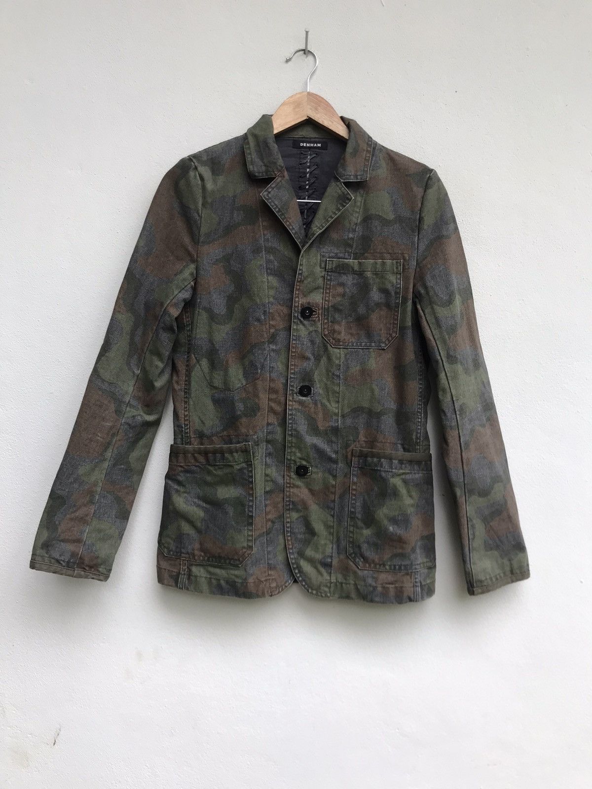 DENHAM × Japanese Brand Camo Denham the Jeanmaker Japan Chore Jacket Size US XS / EU 42 / 0 - 2 Thumbnail