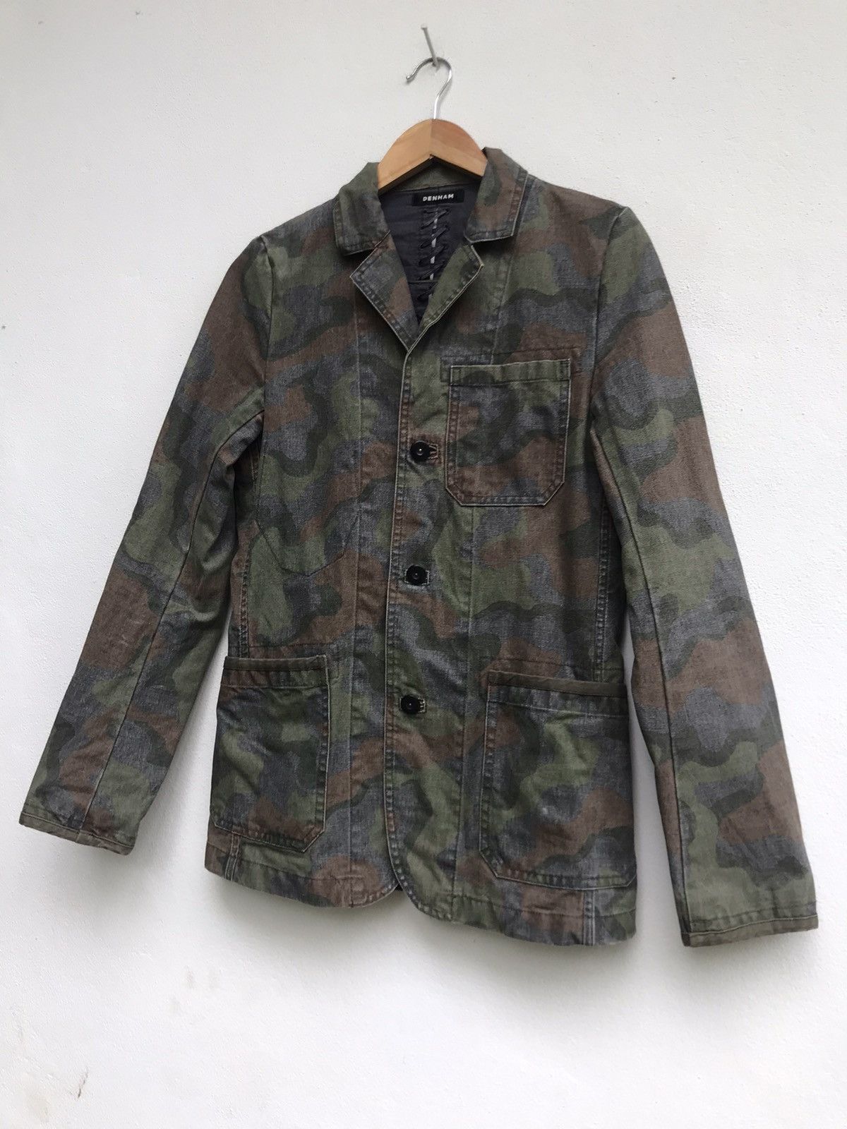 DENHAM × Japanese Brand Camo Denham the Jeanmaker Japan Chore Jacket Size US XS / EU 42 / 0 - 1 Thumbnail