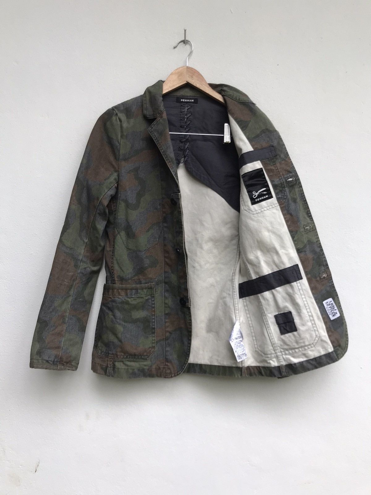 DENHAM × Japanese Brand Camo Denham the Jeanmaker Japan Chore Jacket Size US XS / EU 42 / 0 - 4 Thumbnail