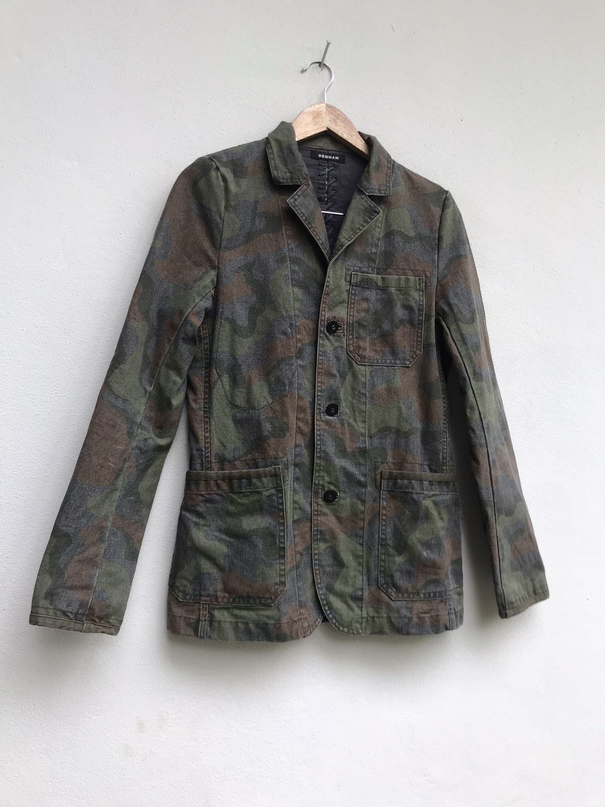 DENHAM × Japanese Brand Camo Denham the Jeanmaker Japan Chore Jacket Size US XS / EU 42 / 0 - 3 Thumbnail