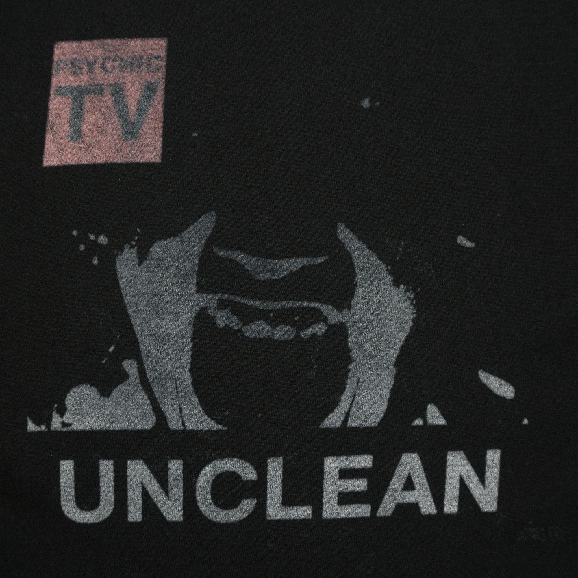 Band Tees Psychic TV UNCLEAN Vintage T-Shirt Size US M / EU 48-50 / 2 - 2 Thumbnail