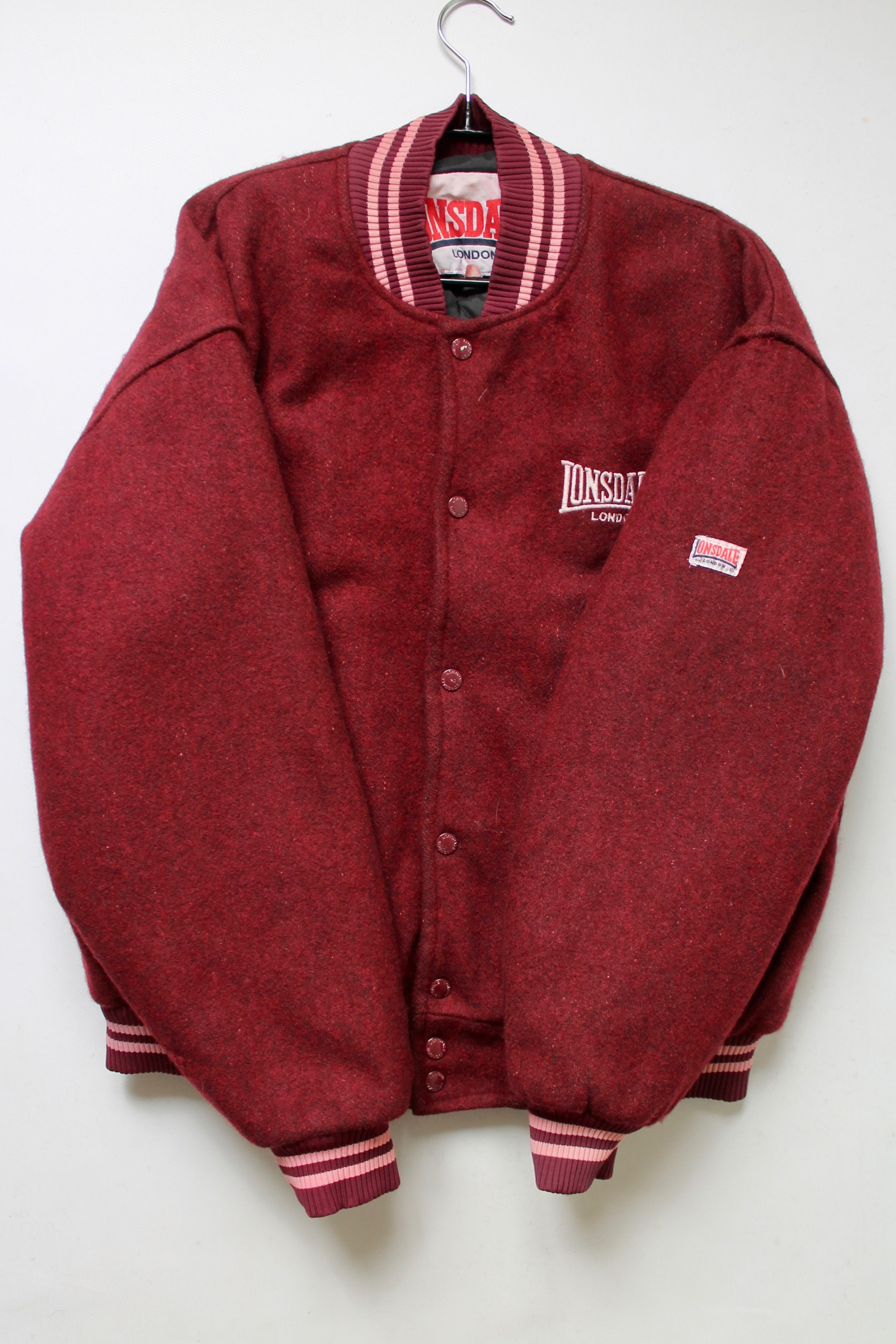 Lonsdale VINTAGE! Lonsdale London Wool Bomber Jacket XL Size US XL / EU 56 / 4 - 5 Thumbnail