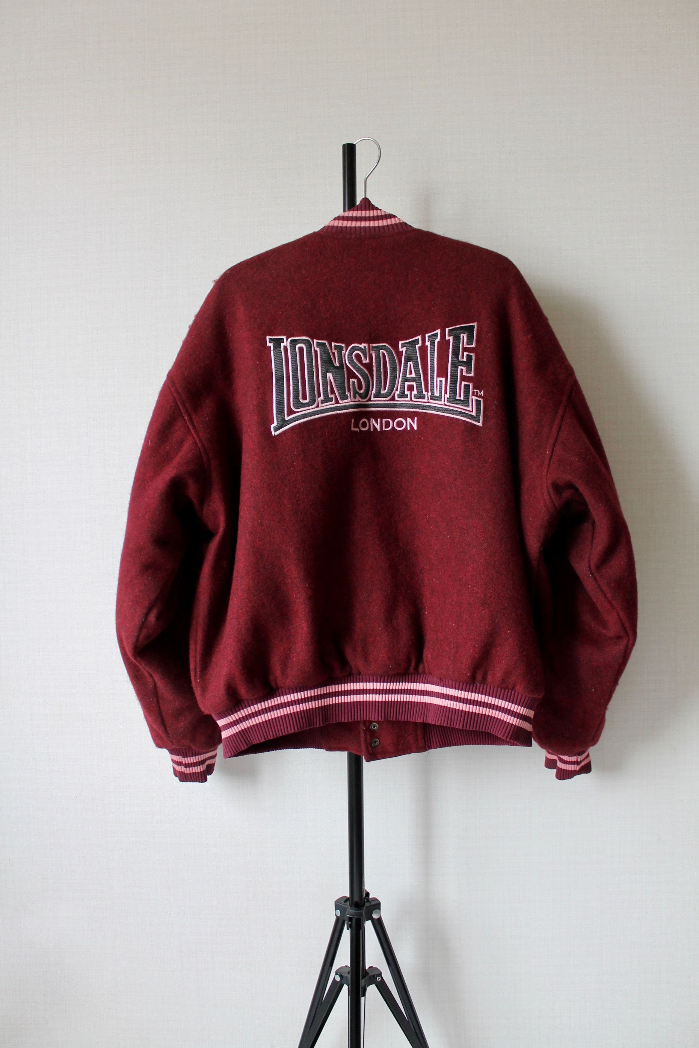 Lonsdale VINTAGE! Lonsdale London Wool Bomber Jacket XL Size US XL / EU 56 / 4 - 8 Thumbnail