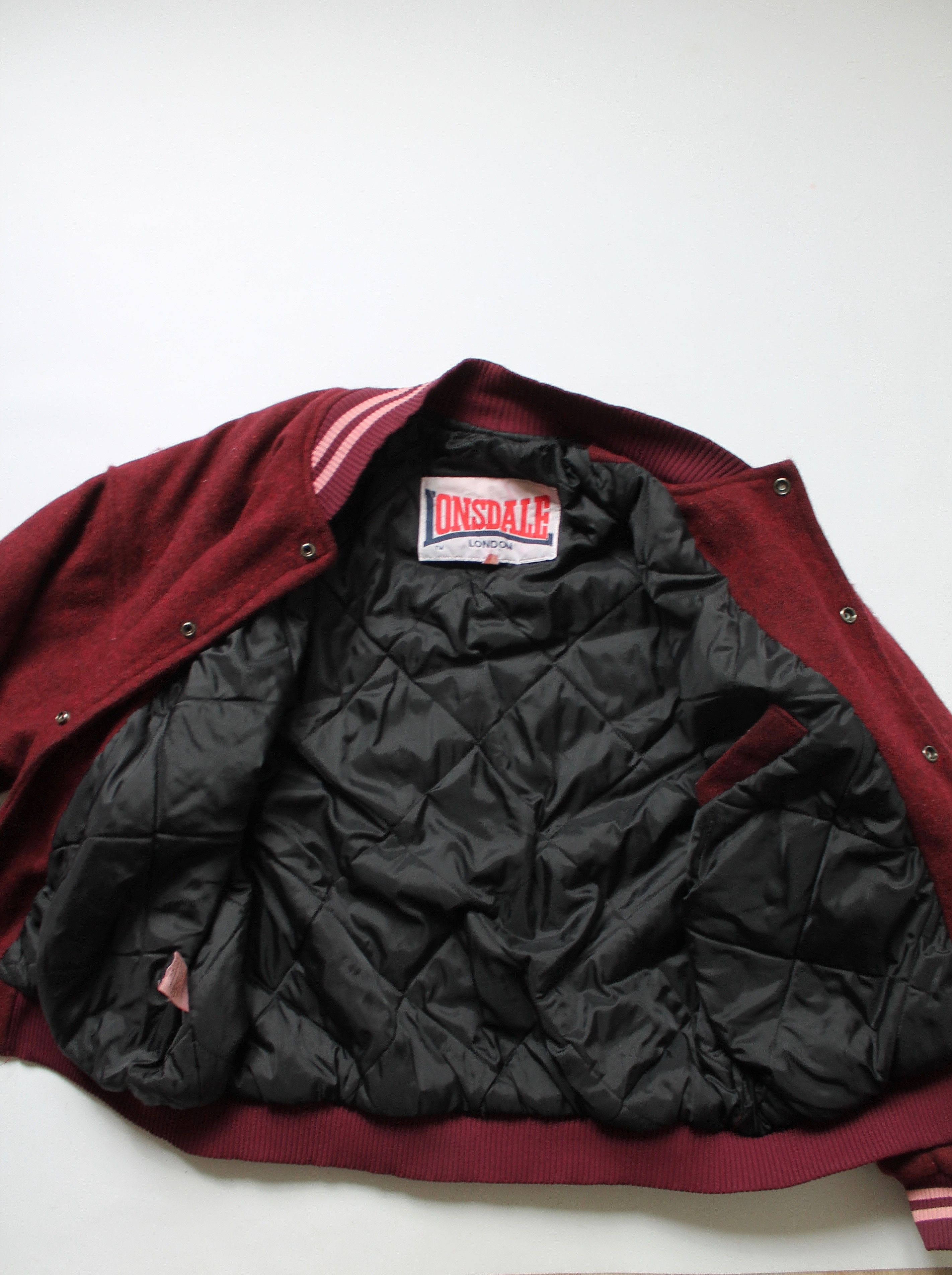 Lonsdale VINTAGE! Lonsdale London Wool Bomber Jacket XL Size US XL / EU 56 / 4 - 11 Thumbnail