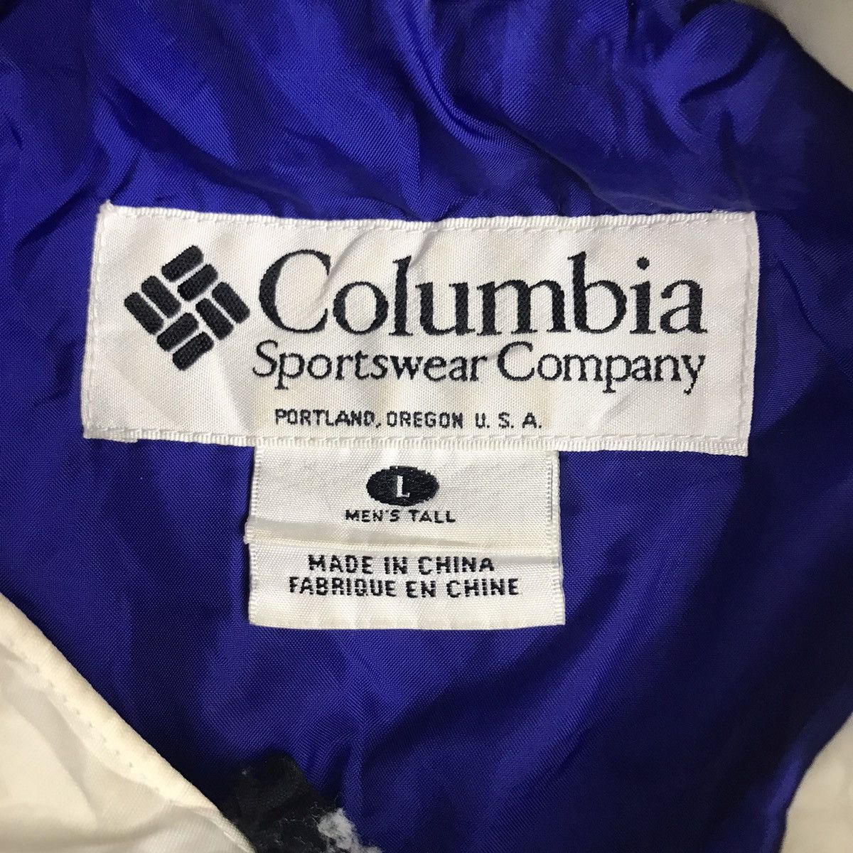 Columbia COLUMBIA SPORT Ski Embroidered Logo Blue Hooded BomberJacket Size US L / EU 52-54 / 3 - 6 Thumbnail