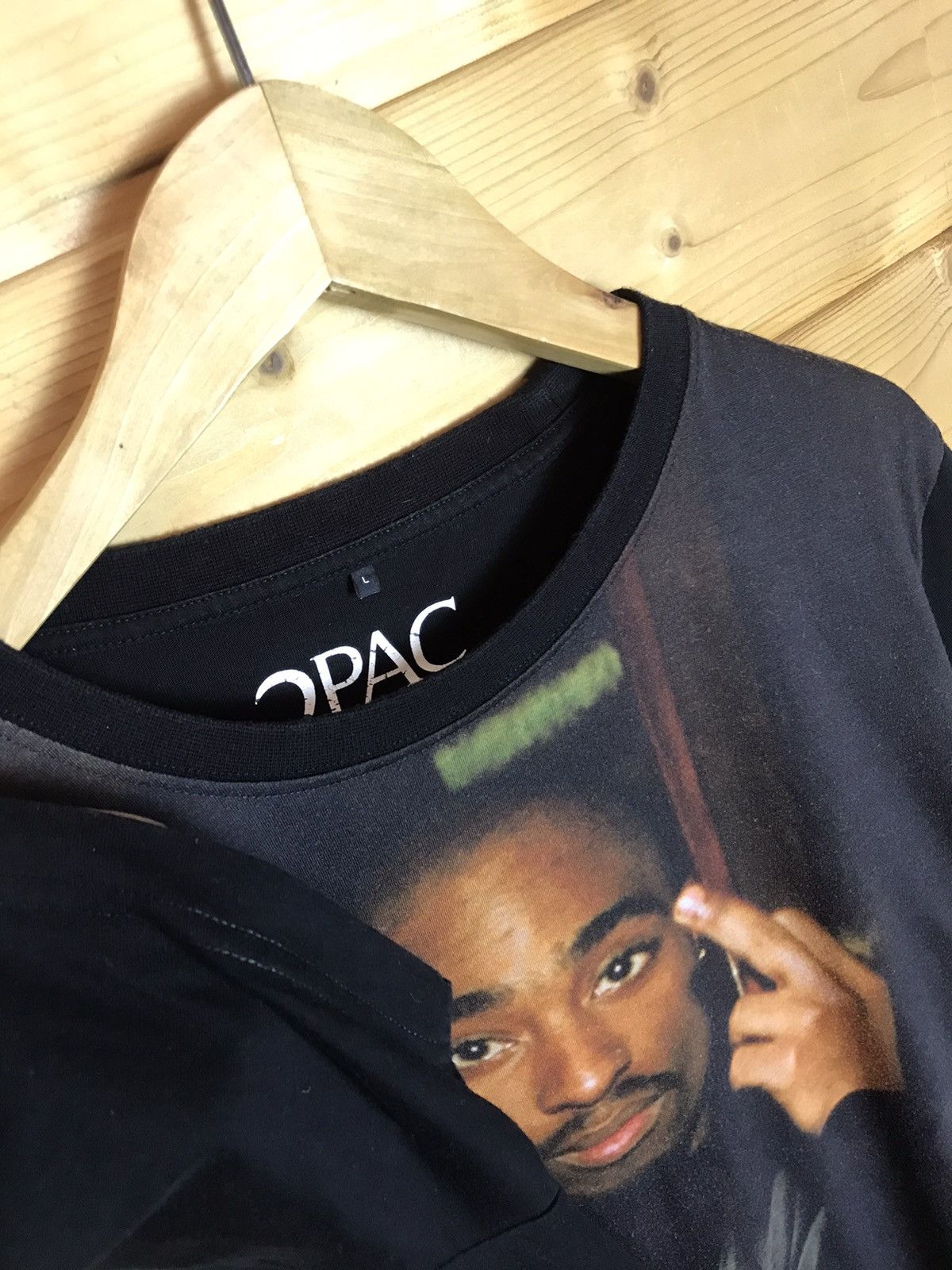 Band Tees 2pac Tupac over print t-shirt Size US L / EU 52-54 / 3 - 4 Thumbnail