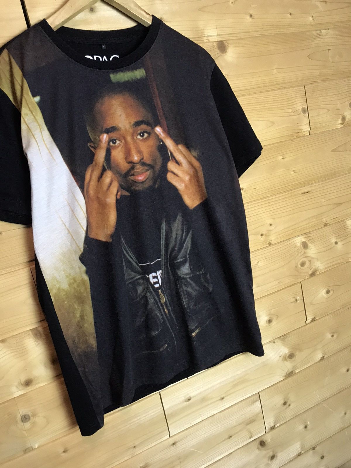 Band Tees 2pac Tupac over print t-shirt Size US L / EU 52-54 / 3 - 3 Thumbnail