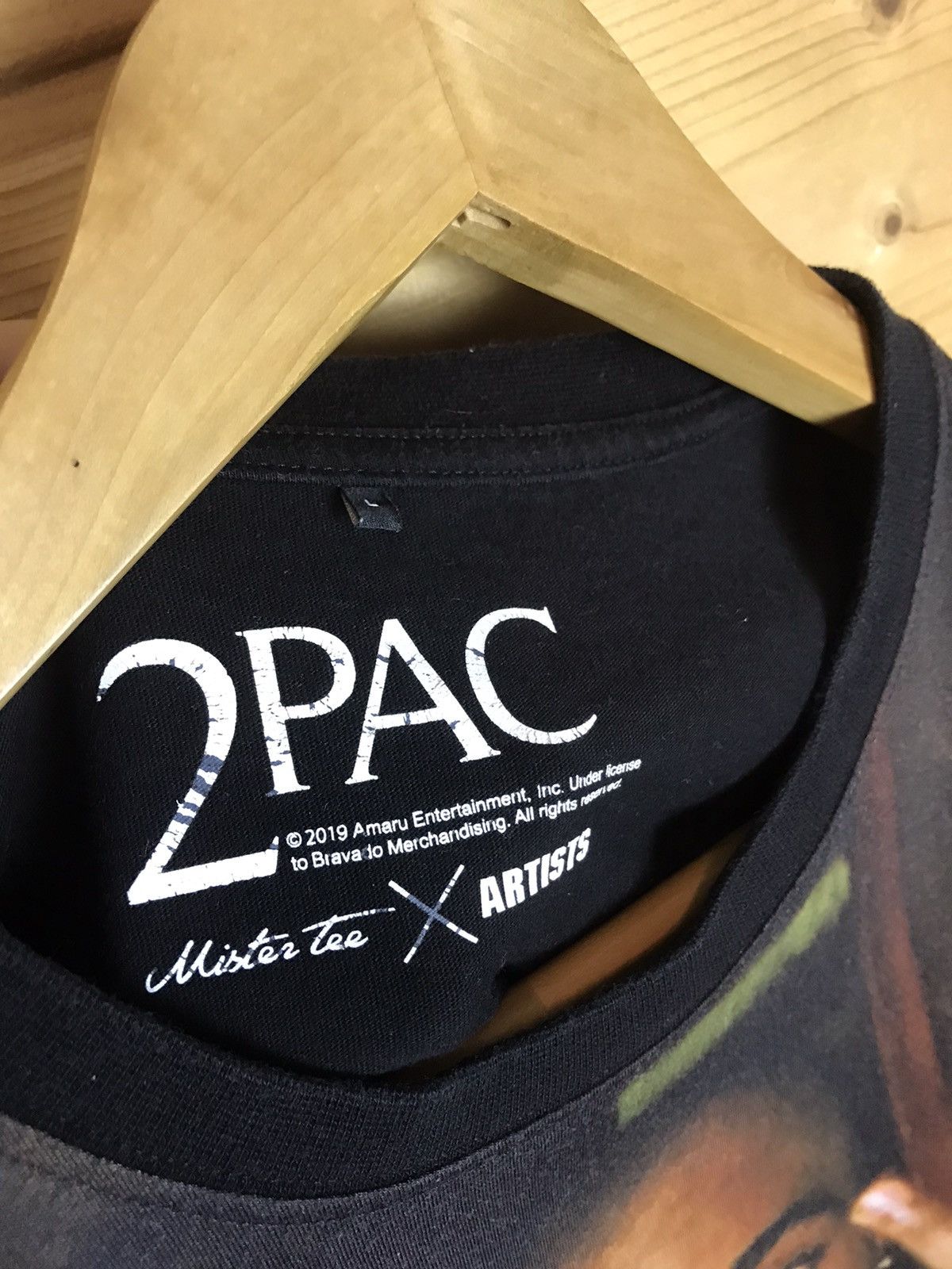 Band Tees 2pac Tupac over print t-shirt Size US L / EU 52-54 / 3 - 5 Thumbnail