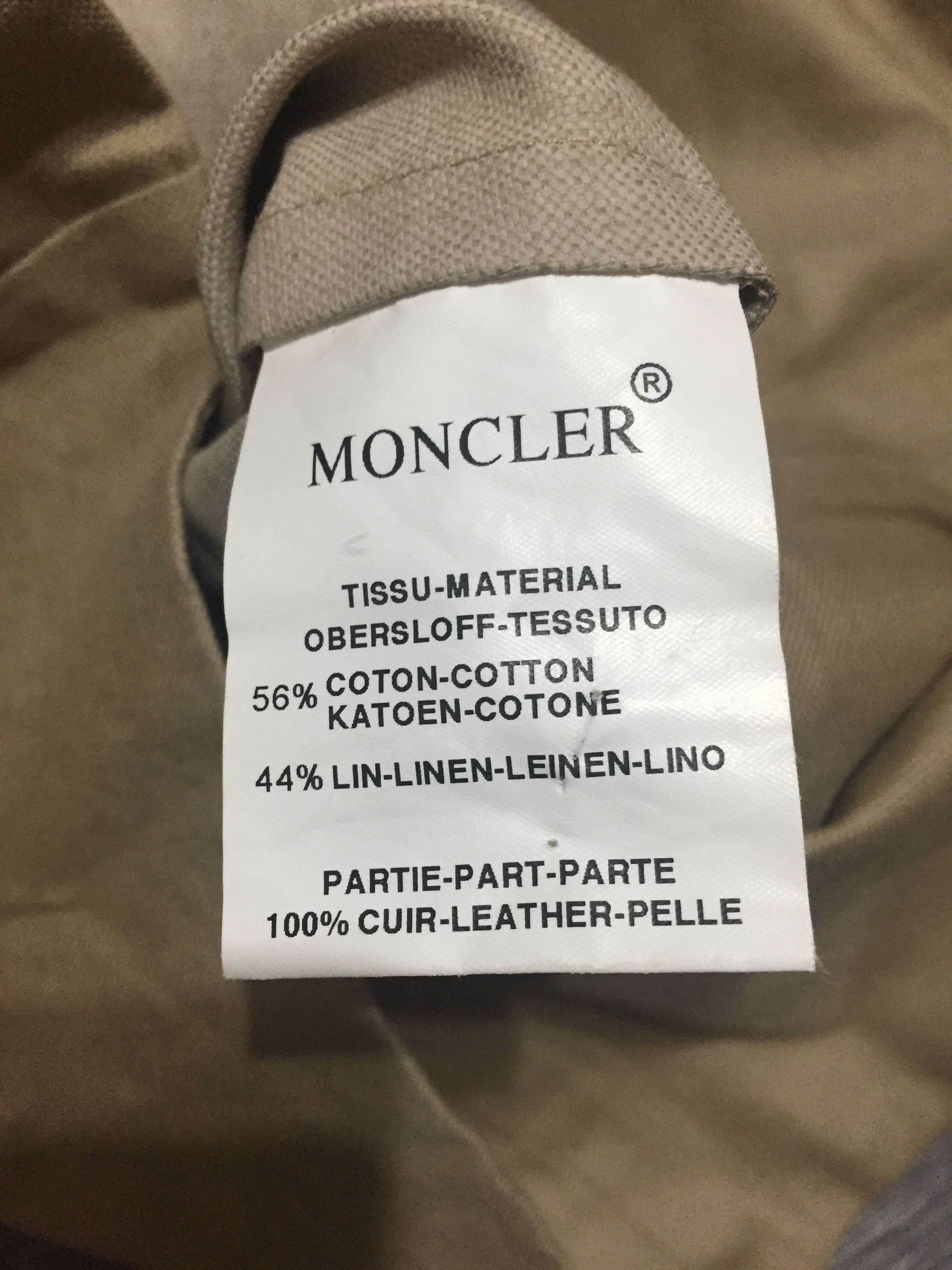 Moncler Grenoble Women's Moncler Vintage Beige Formal Cotton Linen Zip Vest Size S / US 4 / IT 40 - 8 Thumbnail