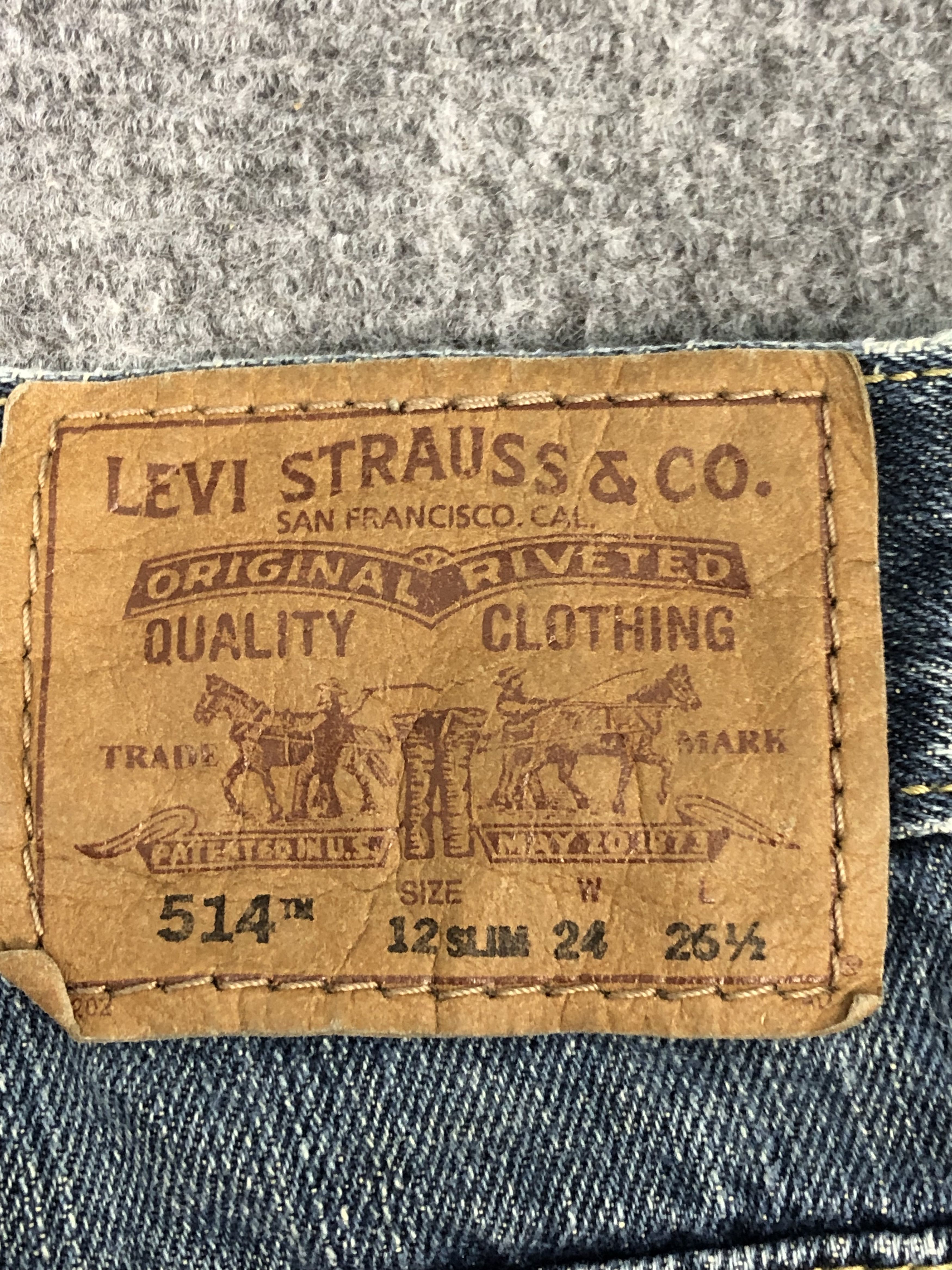 Levi's Vintage Levis 514 Blue Denim Jeans DP0319 Size US 26 / EU 42 - 5 Thumbnail