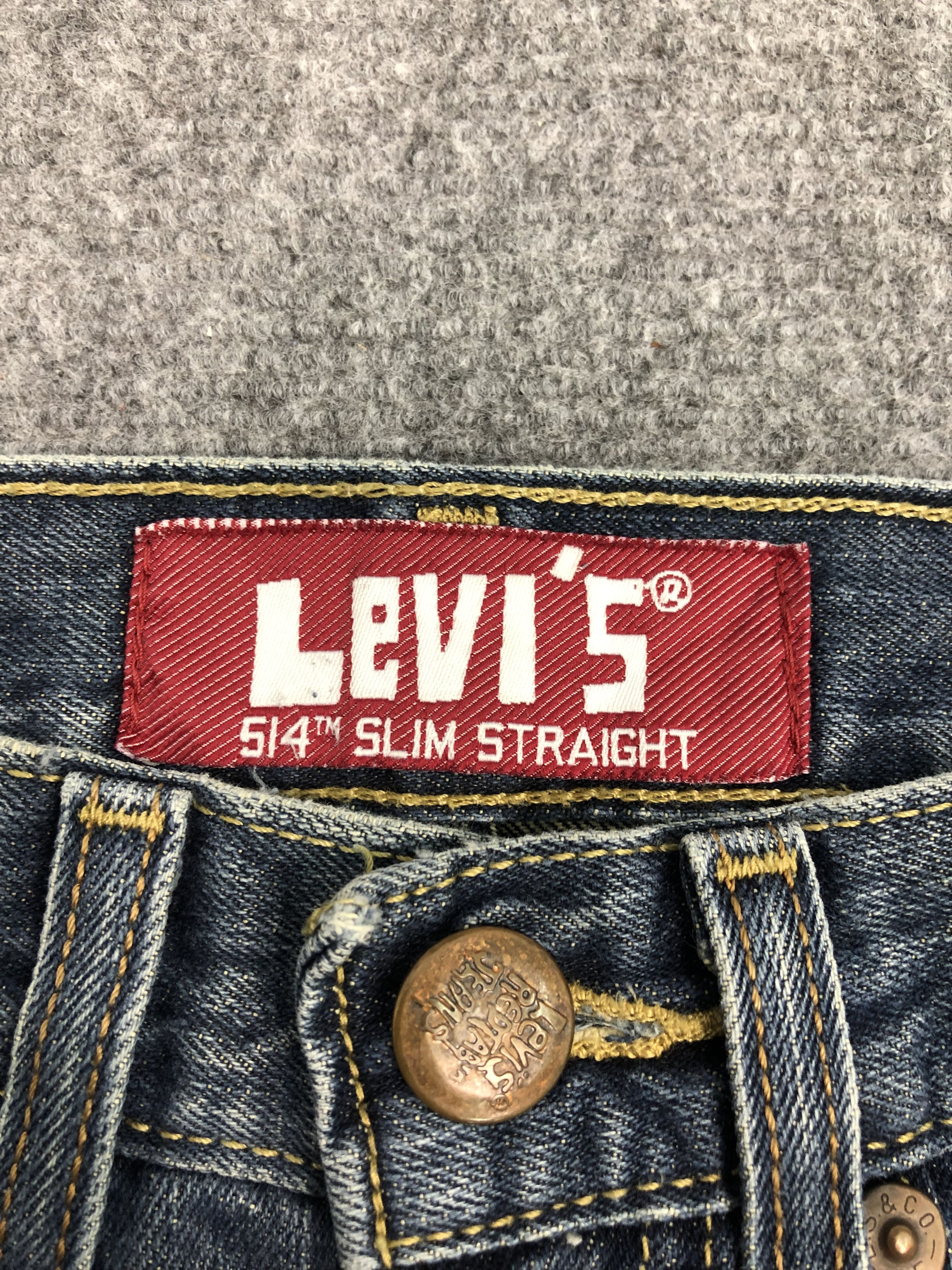 Levi's Vintage Levis 514 Blue Denim Jeans DP0319 Size US 26 / EU 42 - 7 Thumbnail