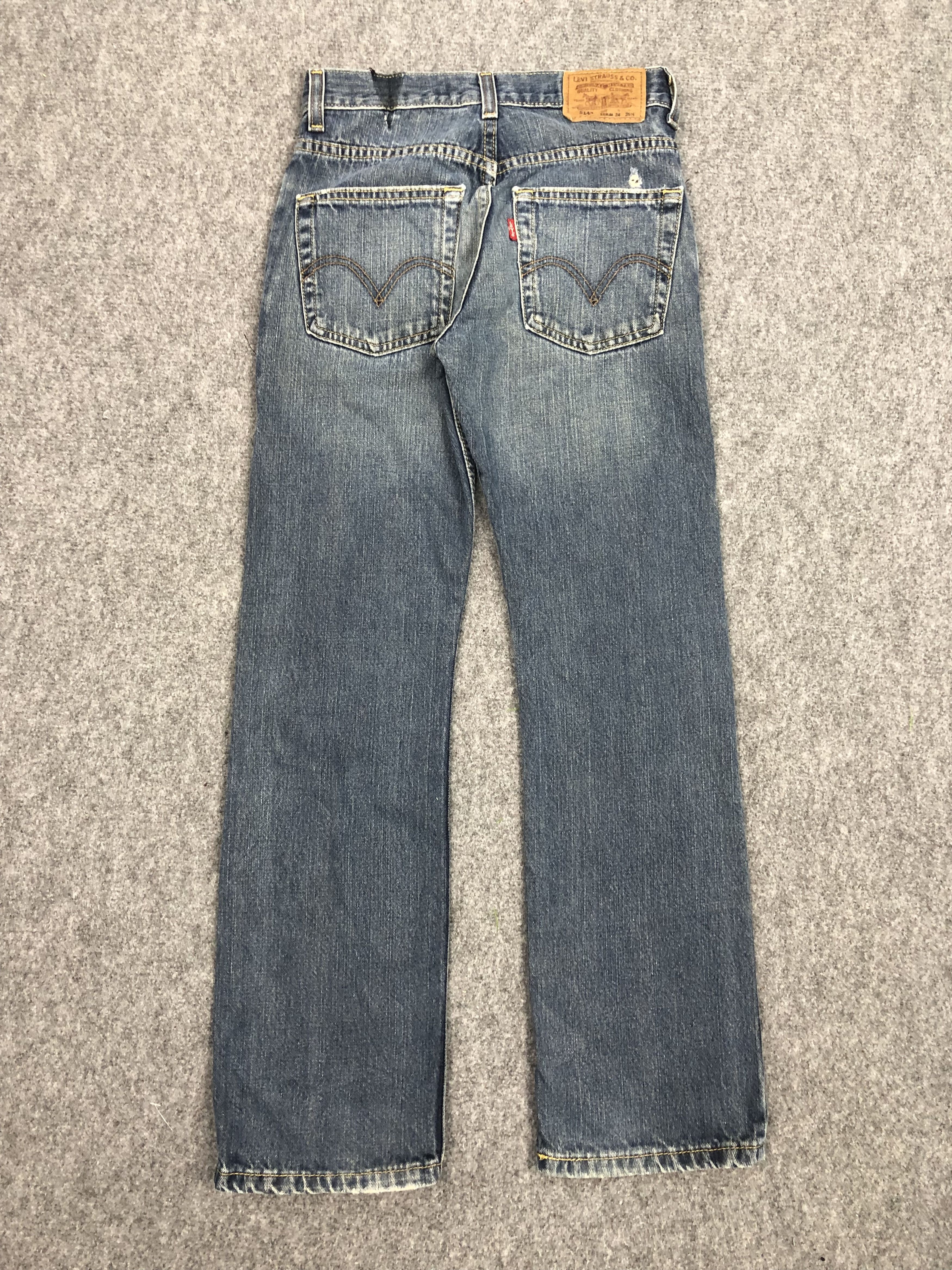 Levi's Vintage Levis 514 Blue Denim Jeans DP0319 Size US 26 / EU 42 - 2 Thumbnail