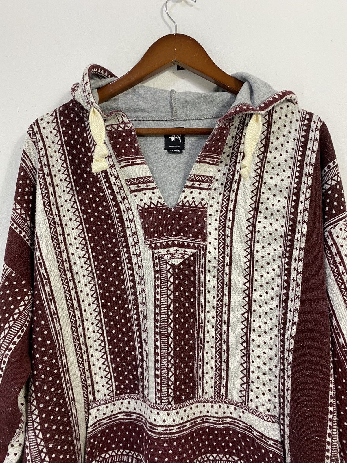 Stussy Stussy 90’s Hoodies Native American Mexican Baja Jacket Rare Size US XL / EU 56 / 4 - 5 Thumbnail
