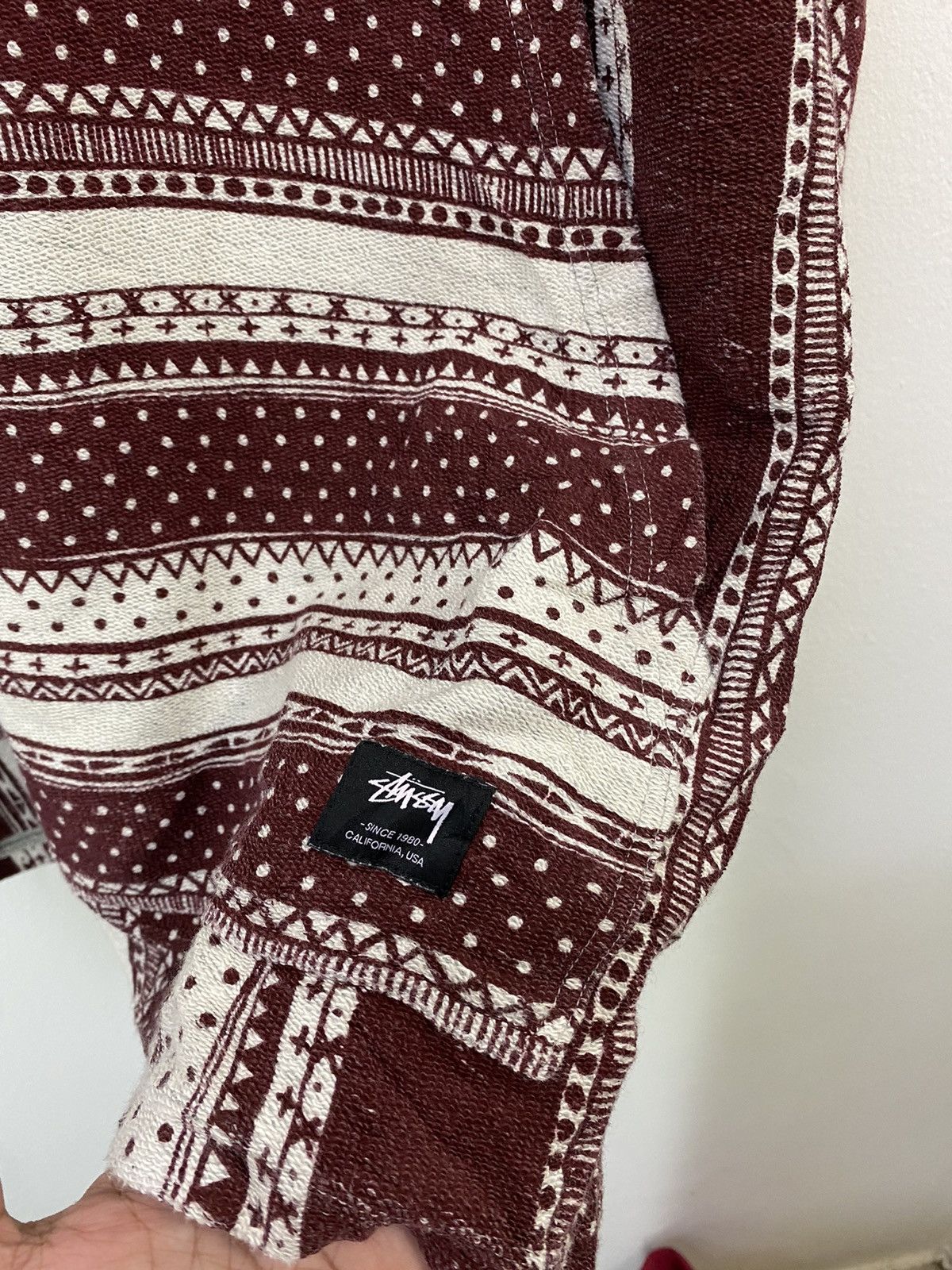 Stussy Stussy 90’s Hoodies Native American Mexican Baja Jacket Rare Size US XL / EU 56 / 4 - 4 Thumbnail