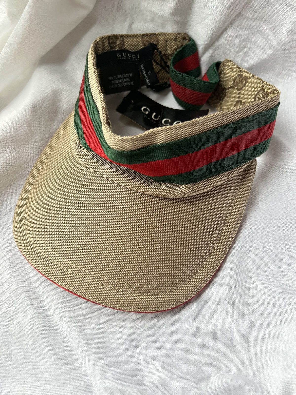 Gucci 🔥 Gucci 2004 Vintage Monogram Classic Sun Visor Grailed