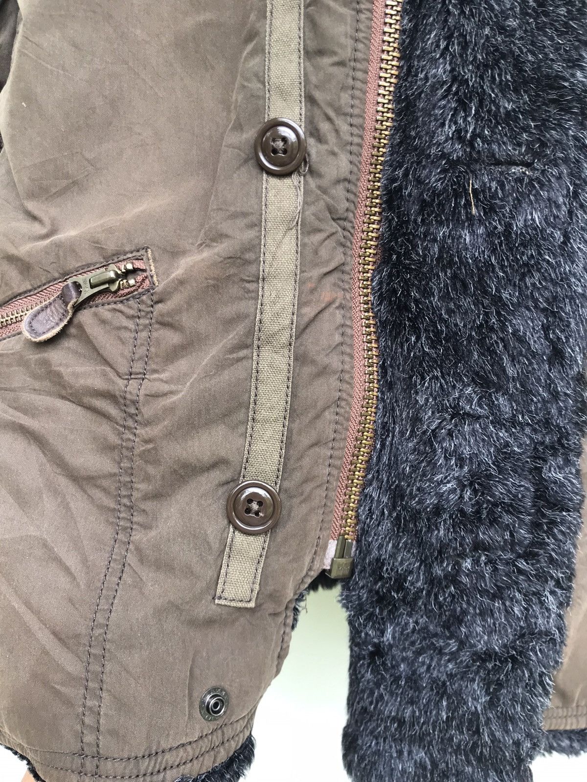 KOJIMA GENES Johnbull Kojima Genes Japan Faux Fur Heavy Jacket Size US XS / EU 42 / 0 - 18 Thumbnail