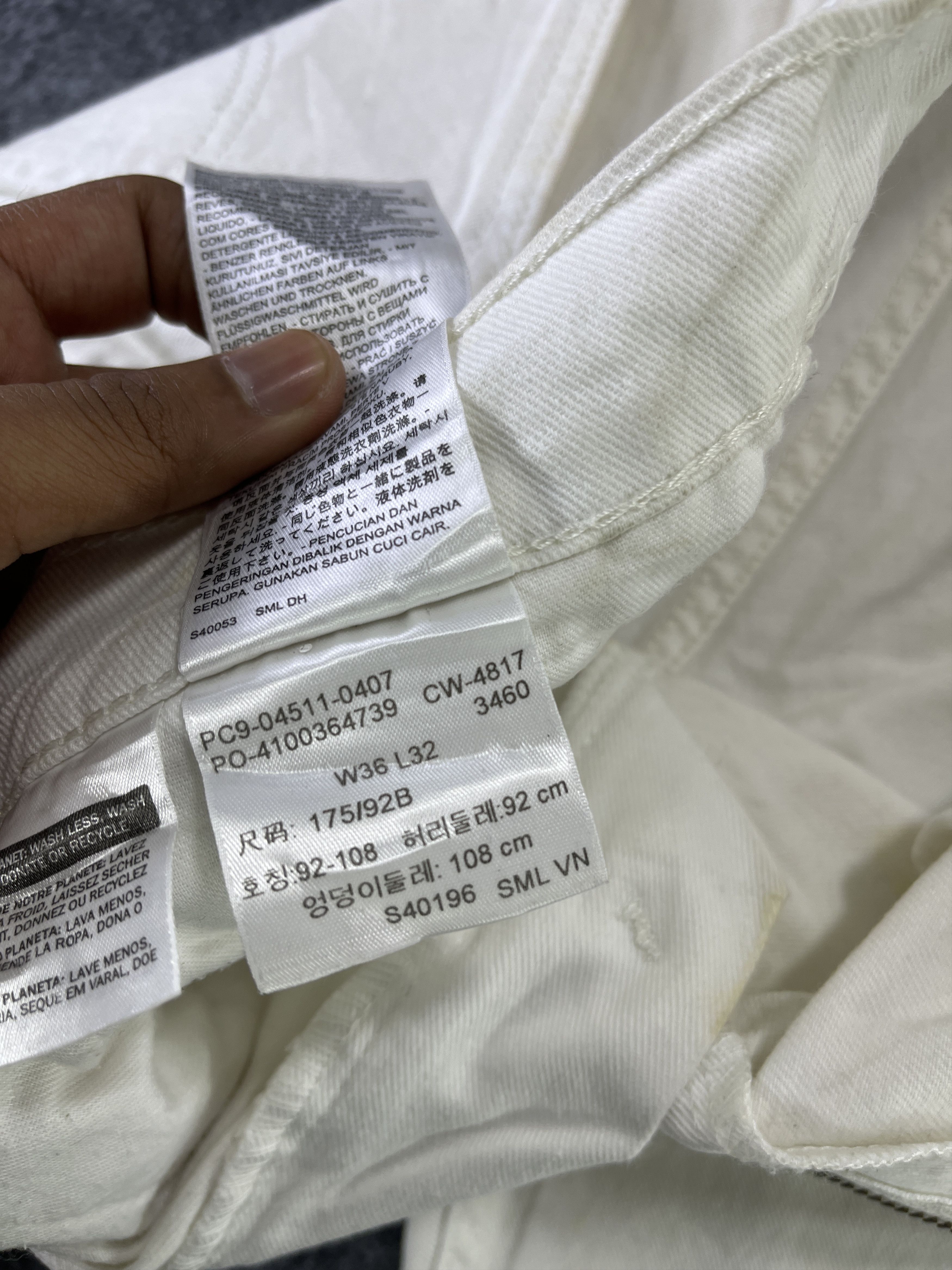 Levi's Vintage Levis 511 Painted Jeans - J841 Size US 37 - 8 Thumbnail