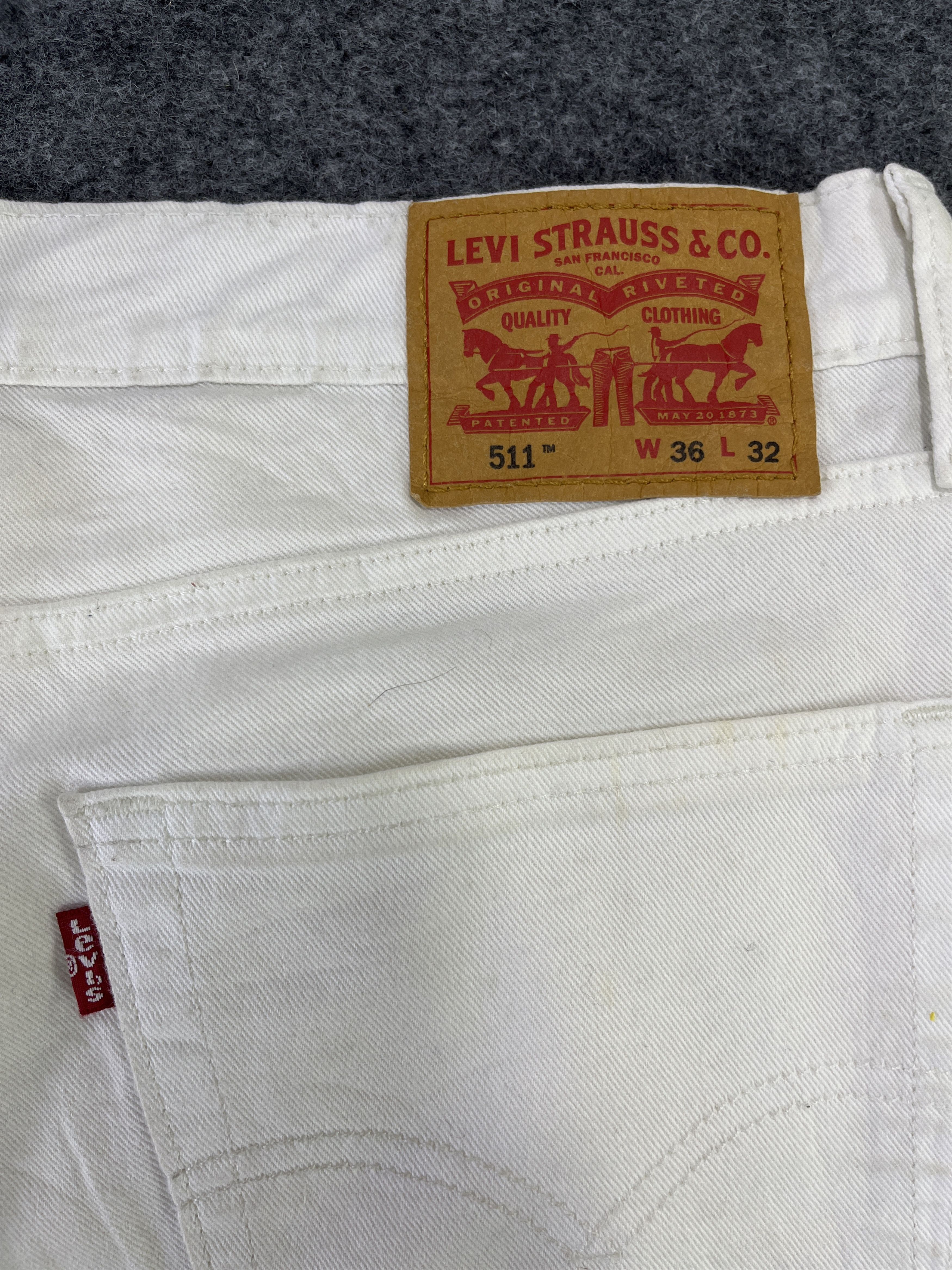 Levi's Vintage Levis 511 Painted Jeans - J841 Size US 37 - 12 Thumbnail