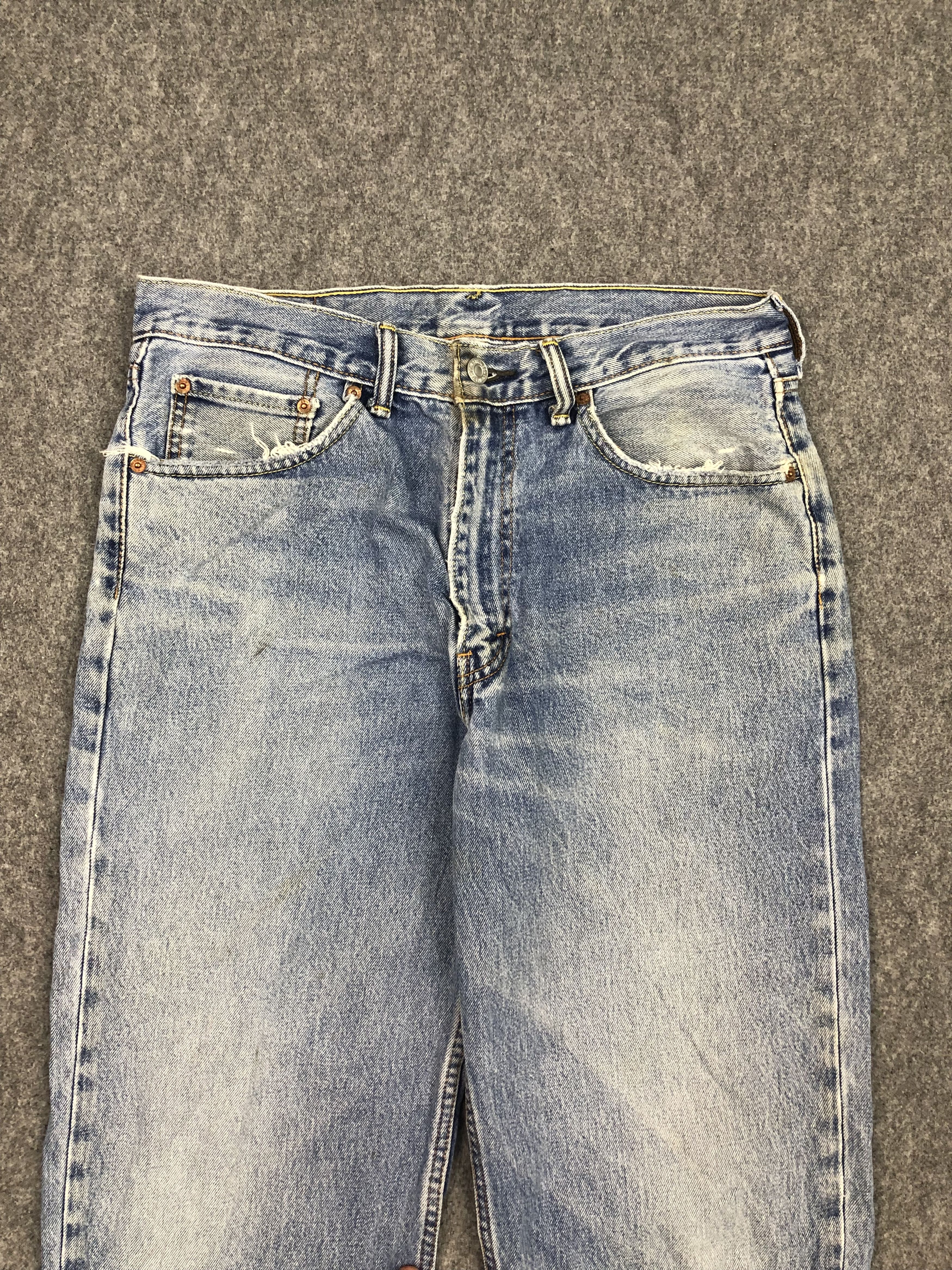 Levi's Vintage Levis Blue Faded Denim DP0368 Size US 26 / EU 42 - 3 Thumbnail