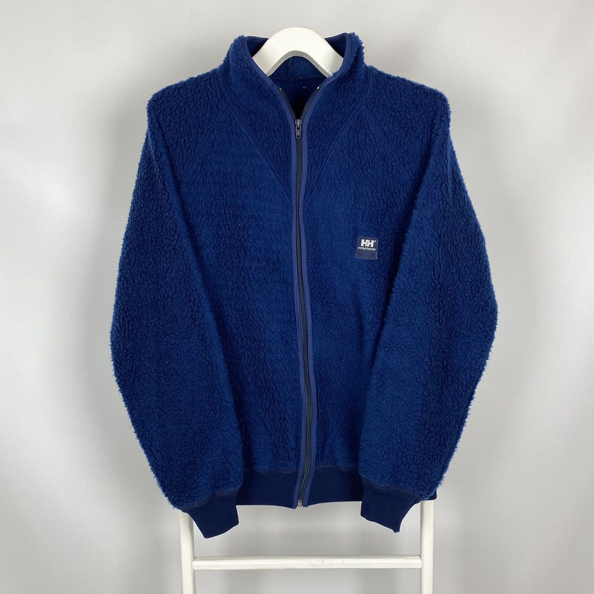 Helly Hansen × Vintage 1990’s Vintage Helly Hansen Deep Pile Sherpa Fleece Jacket Size US M / EU 48-50 / 2 - 3 Thumbnail