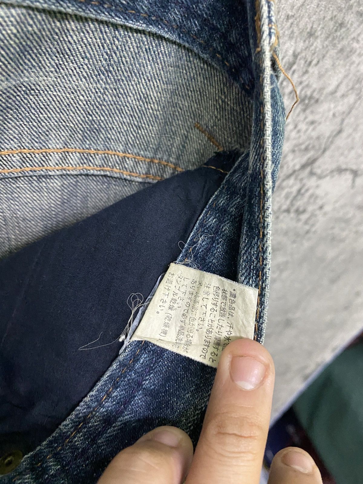Japanese Brand × Vintage Vintage ROOT THREE Flared Paint Splashed Low Rise Denim Size US 30 / EU 46 - 23 Thumbnail