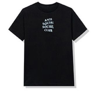Anti Social Social Club DS member exclusive Blue ASSC Cold Sweats Black Tee in hand Size US XL / EU 56 / 4 - 4 Thumbnail