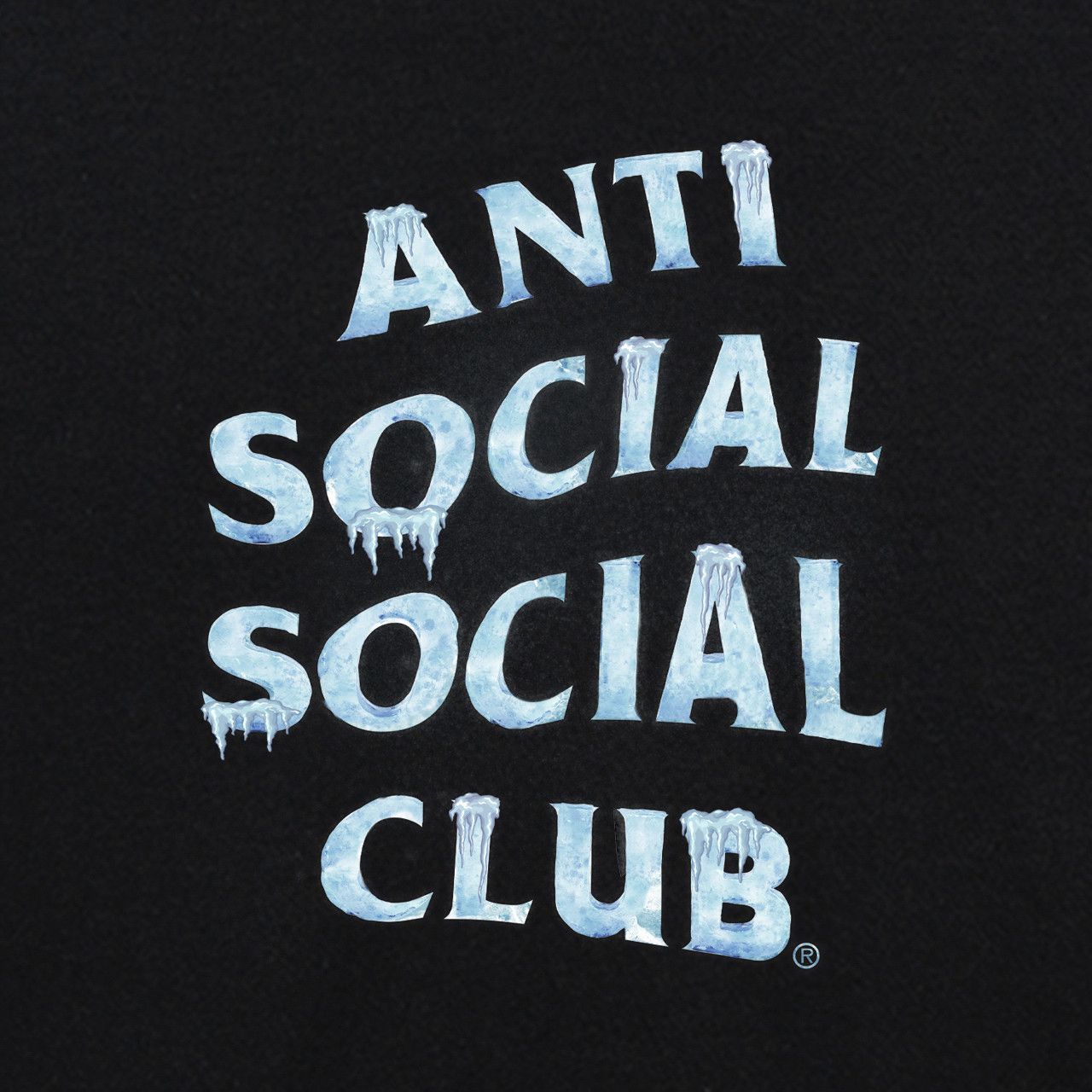 Anti Social Social Club DS member exclusive Blue ASSC Cold Sweats Black Tee in hand Size US XL / EU 56 / 4 - 5 Thumbnail