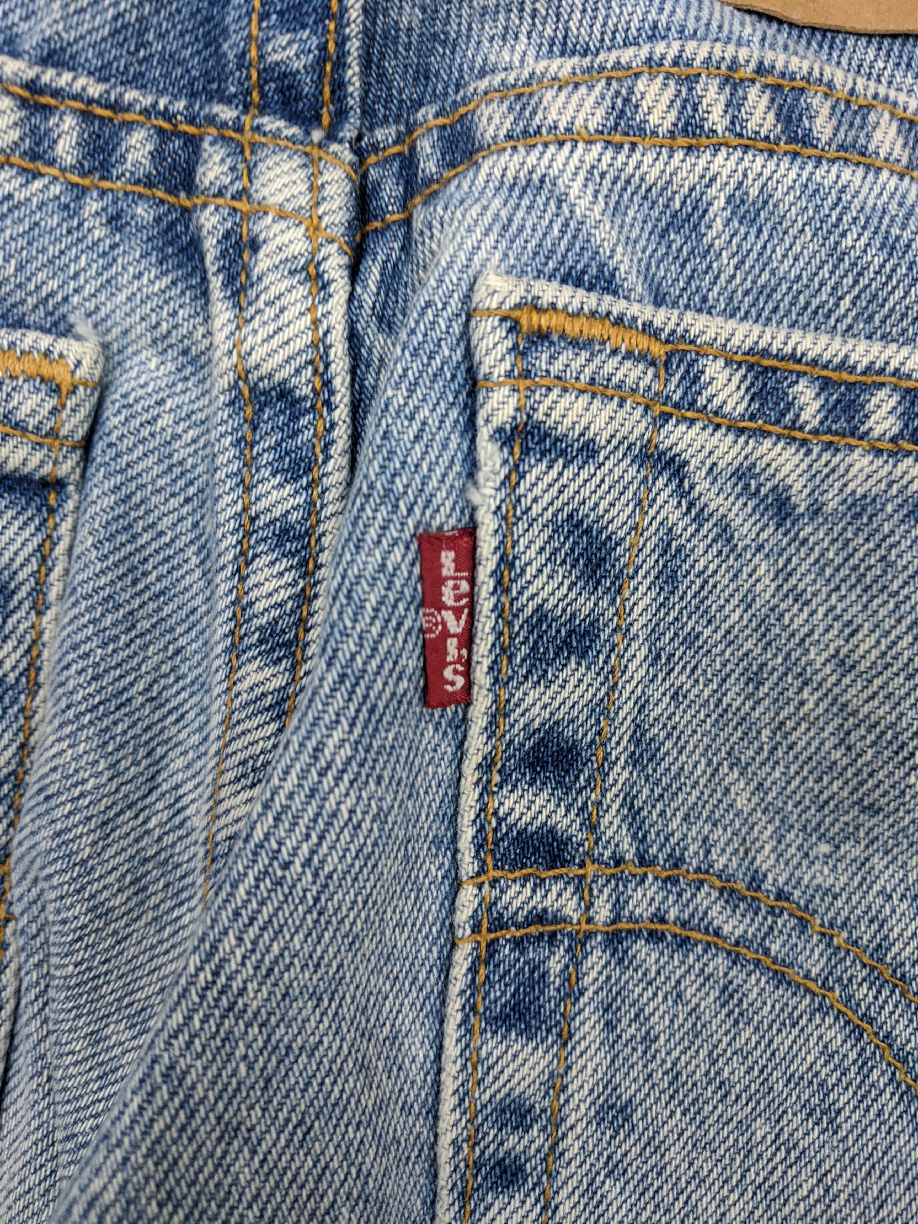 Levi's Vintage 90s Levis 550 Faded Blue Jeans DP0625 Size US 26 / EU 42 - 9 Thumbnail