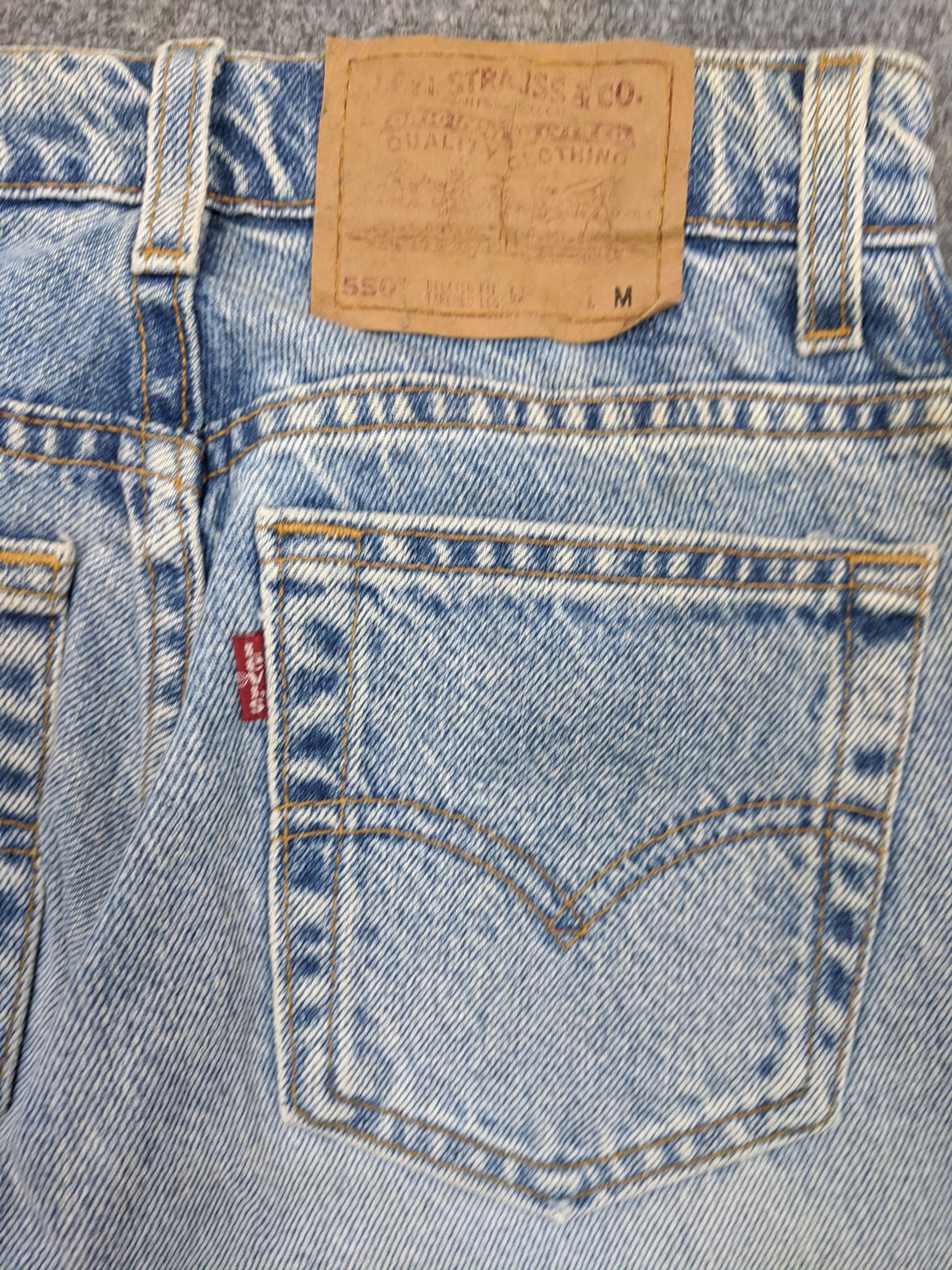 Levi's Vintage 90s Levis 550 Faded Blue Jeans DP0625 Size US 26 / EU 42 - 13 Thumbnail