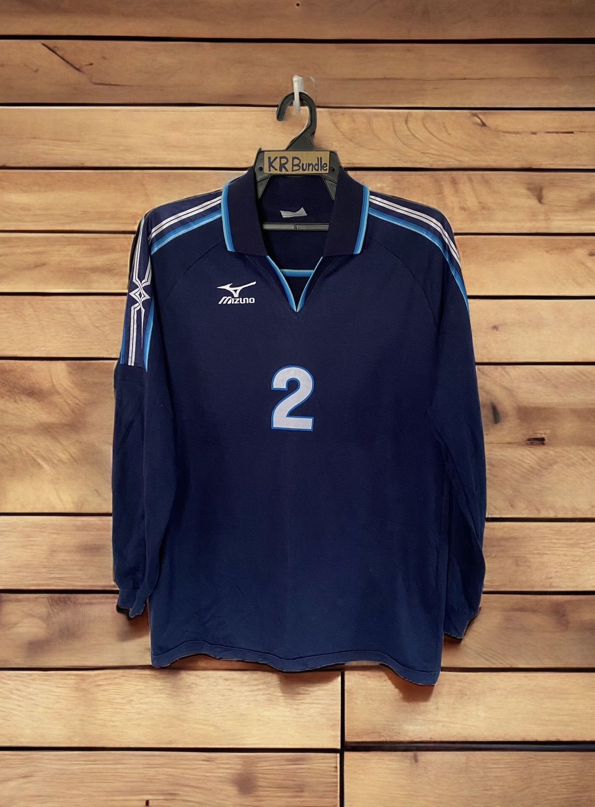 Mizuno Vintage Mizuno Football Jersey Advance Number 2 Size US M / EU 48-50 / 2 - 1 Thumbnail