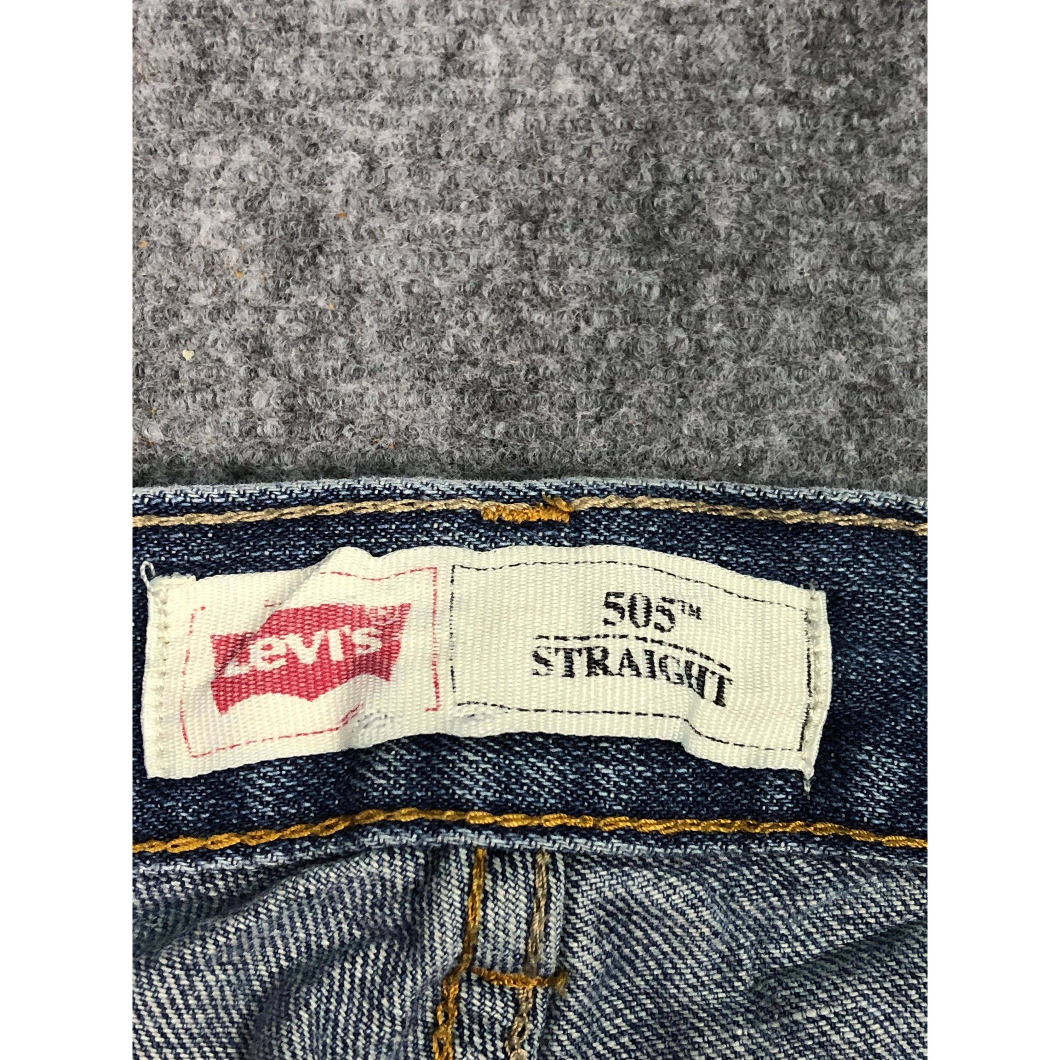 Levi's Vintage Levis 505 Regular Fit Faded Denim Lightwash DP0203 Size US 26 / EU 42 - 6 Thumbnail