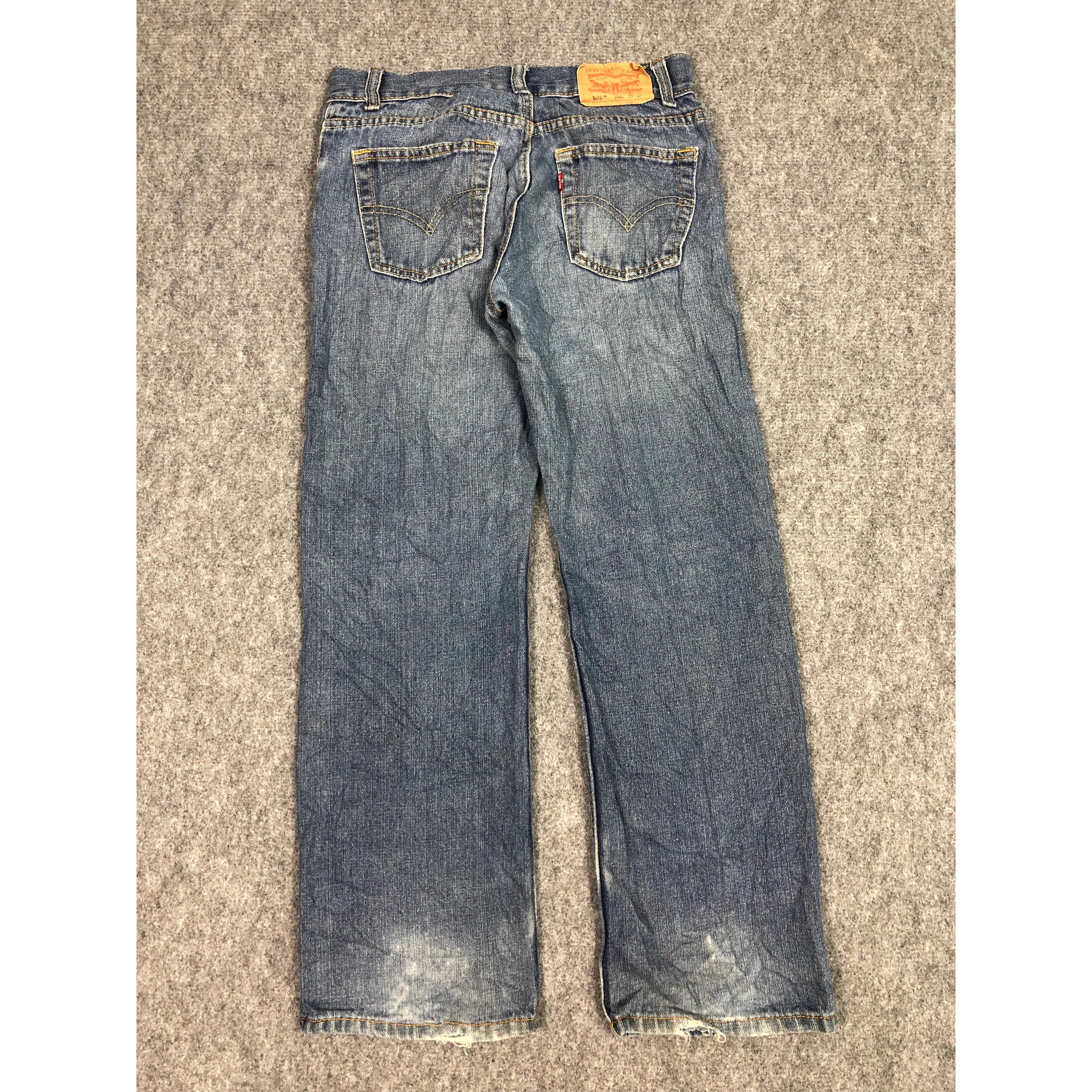 Levi's Vintage Levis 505 Regular Fit Faded Denim Lightwash DP0203 Size US 26 / EU 42 - 2 Thumbnail