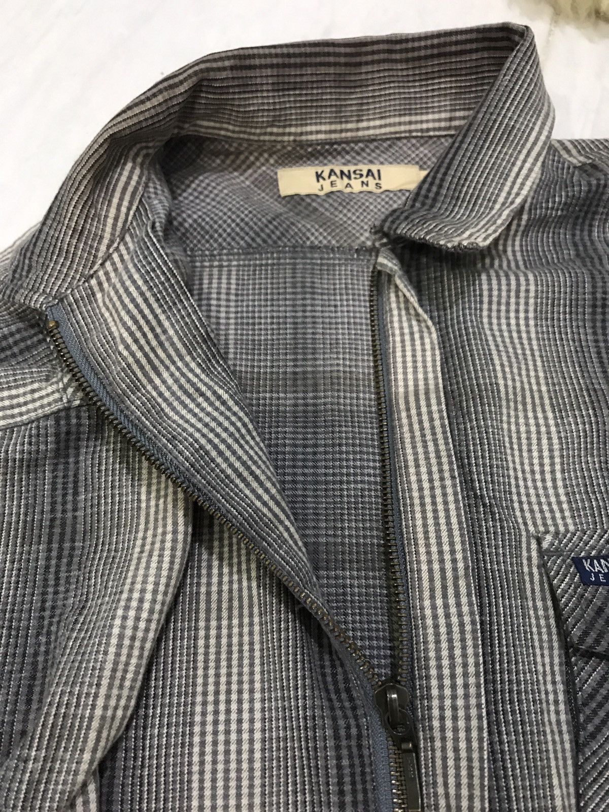 Designer × Japanese Brand × Kansai Yamamoto KANSAI JEANS Japan Zipper Multipockets Shirt Size US M / EU 48-50 / 2 - 10 Thumbnail