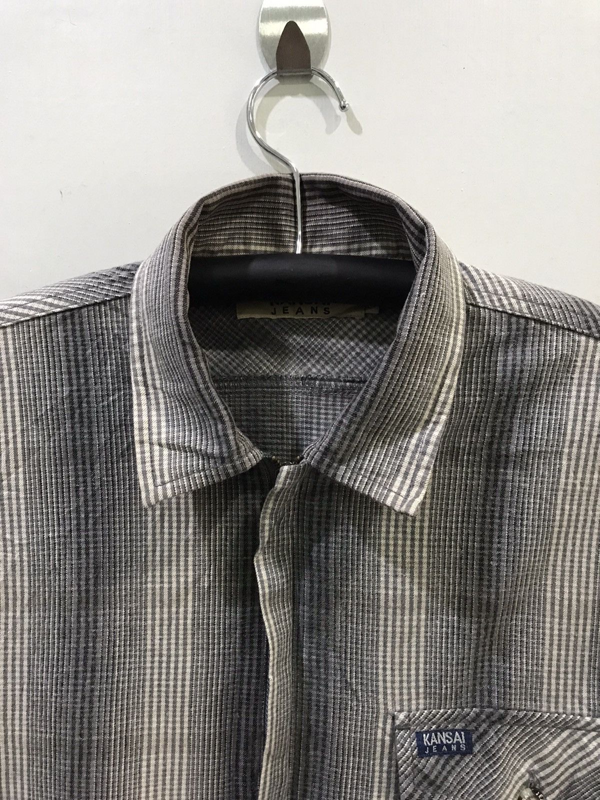 Designer × Japanese Brand × Kansai Yamamoto KANSAI JEANS Japan Zipper Multipockets Shirt Size US M / EU 48-50 / 2 - 2 Thumbnail