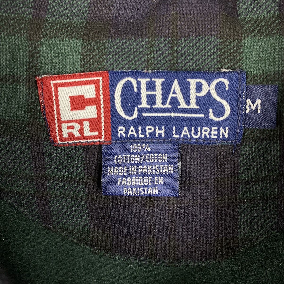 Chaps Ralph Lauren 1990’s Vintage Chaps Ralph Lauren Tartan Plaid Sweatshirt Size US M / EU 48-50 / 2 - 4 Thumbnail