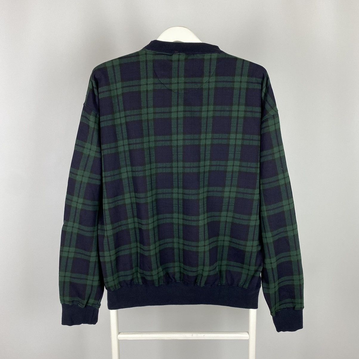 Chaps Ralph Lauren 1990’s Vintage Chaps Ralph Lauren Tartan Plaid Sweatshirt Size US M / EU 48-50 / 2 - 6 Thumbnail