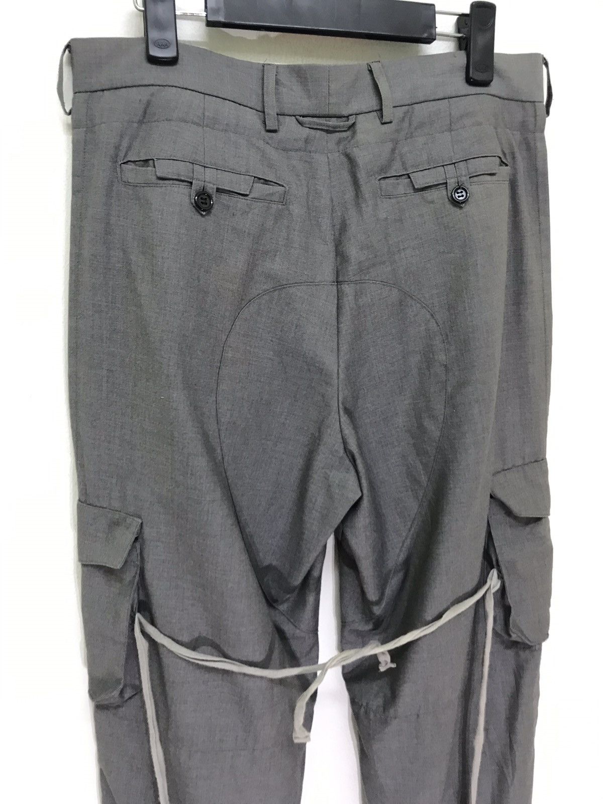 Japanese Brand Lucy Cargo Pant Rayon Blended Baggy Wide Balloon Size US 32 / EU 48 - 3 Thumbnail