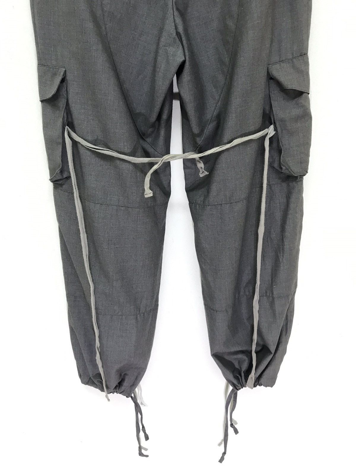 Japanese Brand Lucy Cargo Pant Rayon Blended Baggy Wide Balloon Size US 32 / EU 48 - 2 Thumbnail