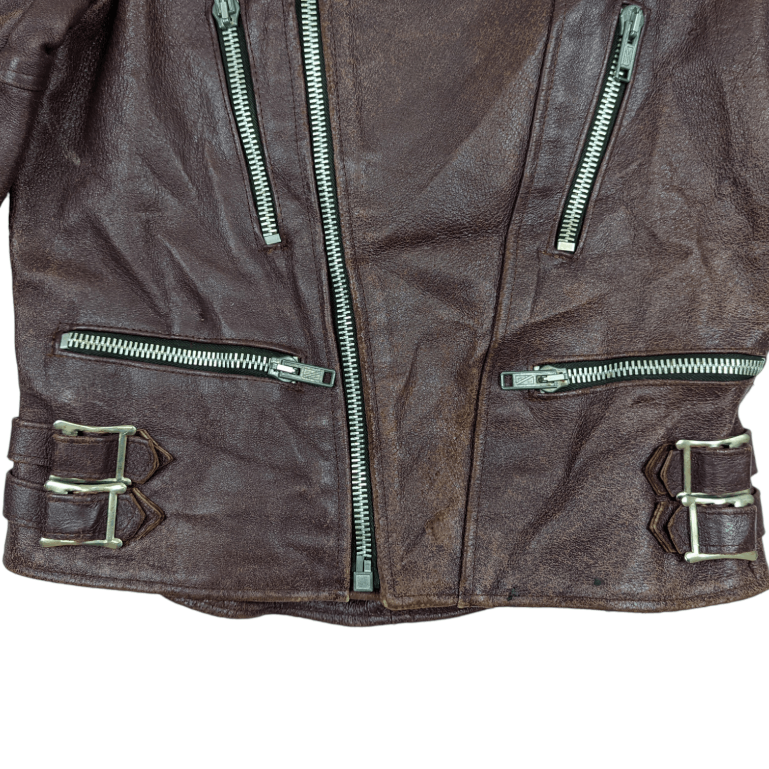 Genuine Leather Vintage 70's EAGLE Motorcycle Style Leather Jacket Size US M / EU 48-50 / 2 - 5 Thumbnail